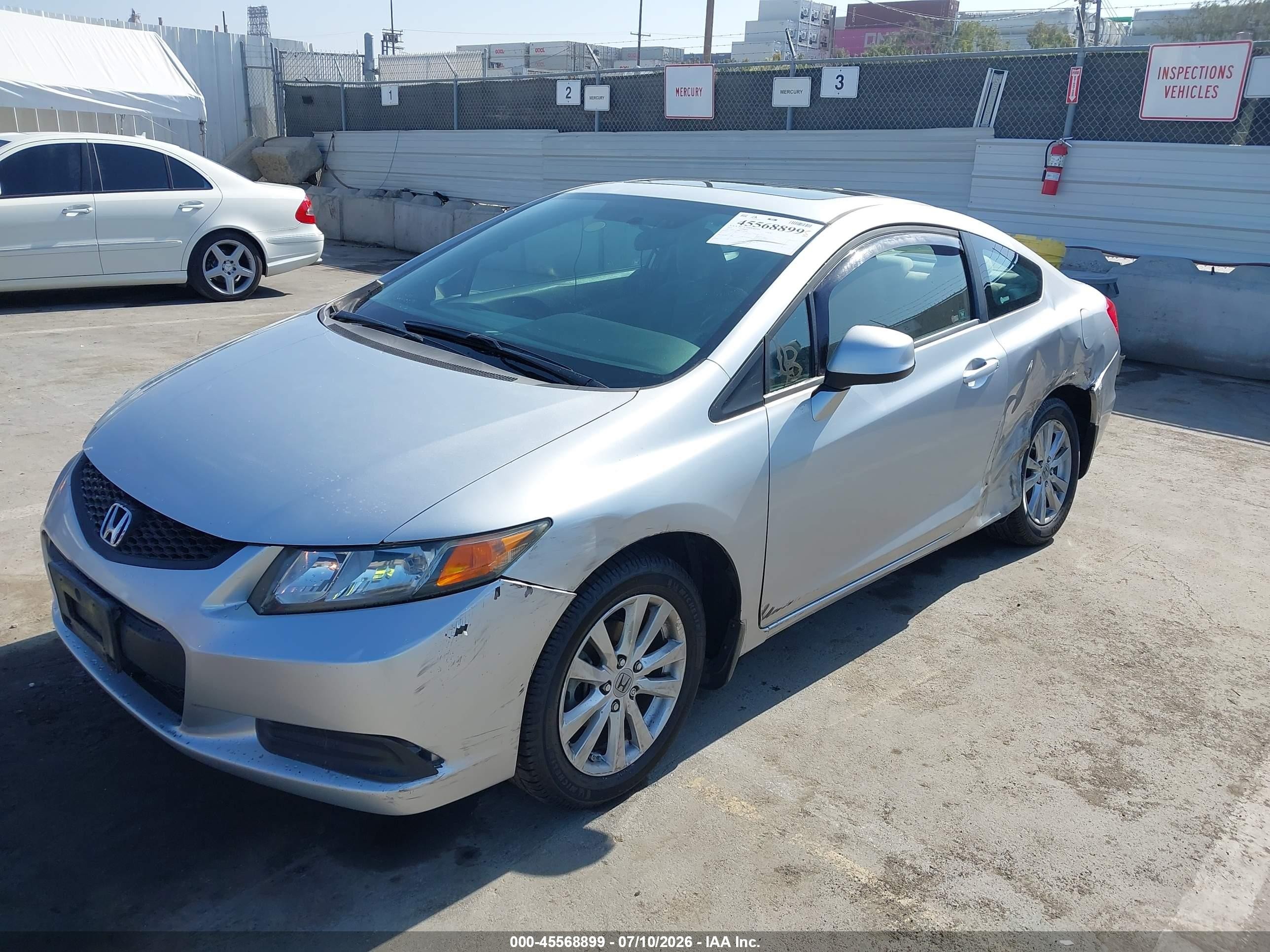 2012 Honda Civic Ex Silver vin: 2HGFG3B88CH536366