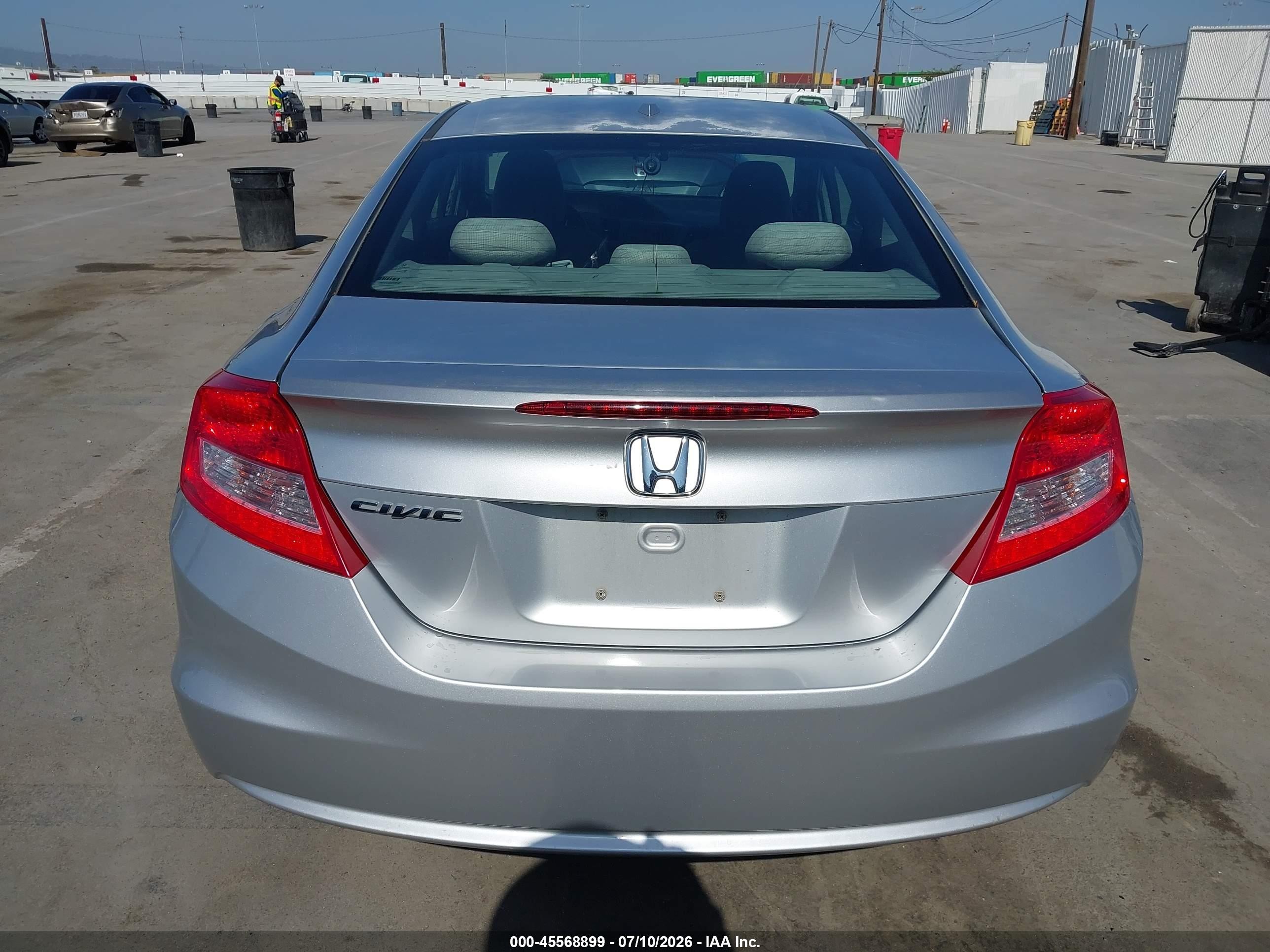 2012 Honda Civic Ex Silver vin: 2HGFG3B88CH536366