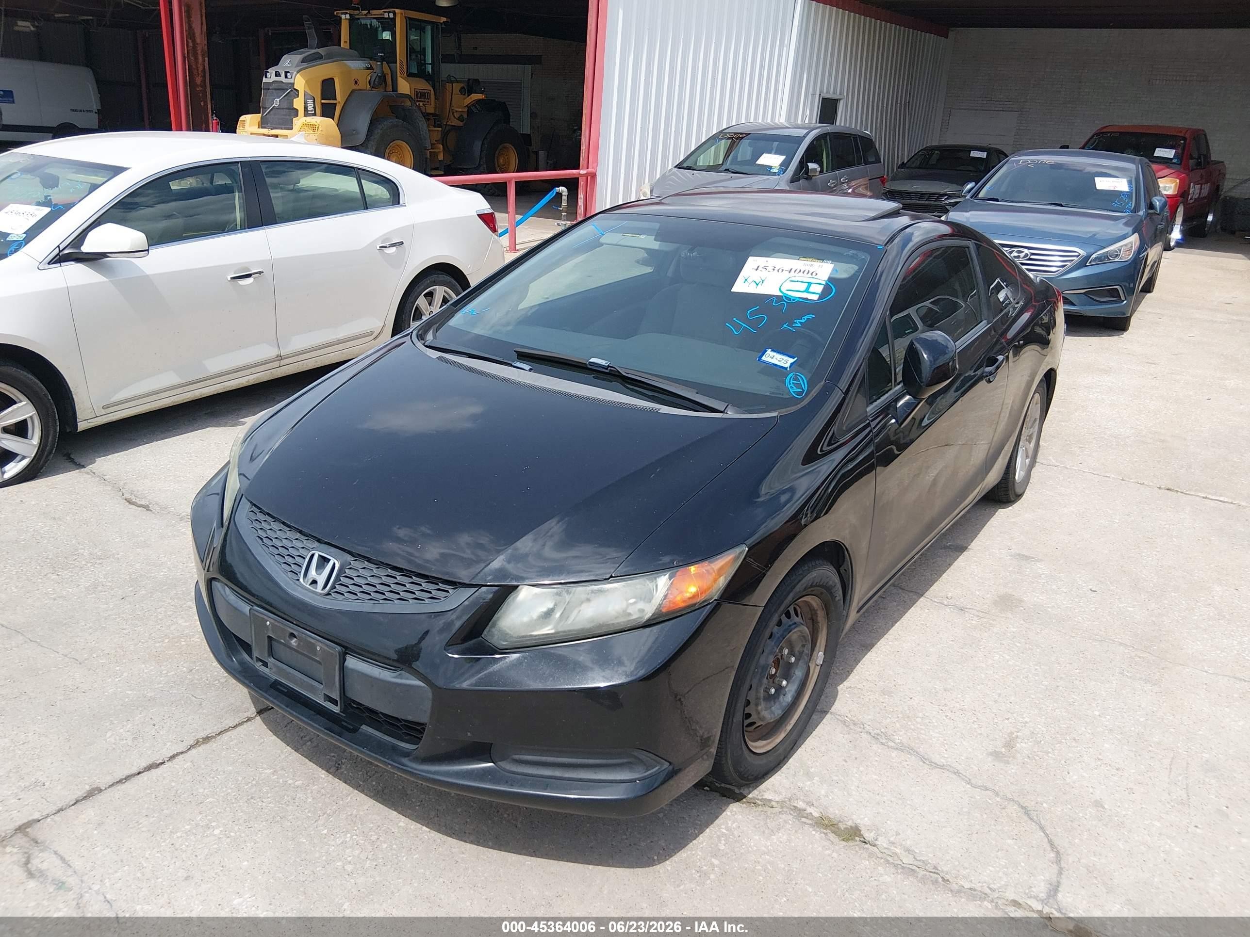 2012 Honda Civic Ex Black vin: 2HGFG3B88CH541437