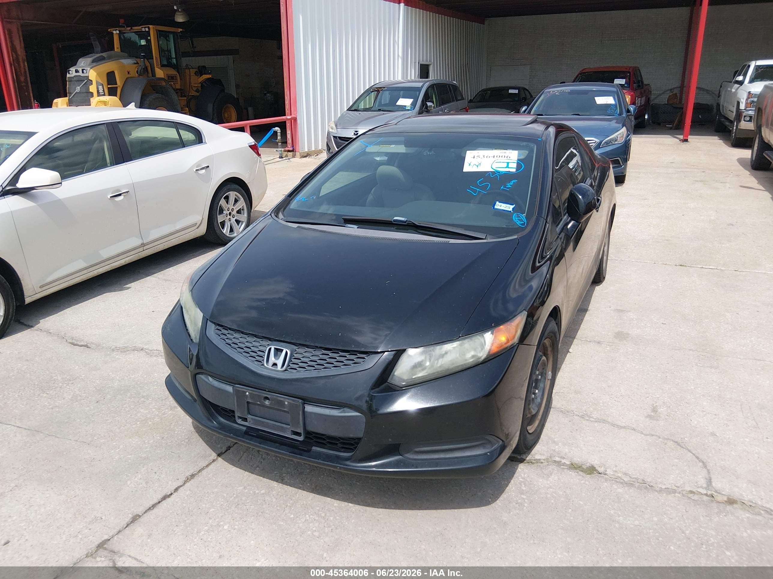 2012 Honda Civic Ex Black vin: 2HGFG3B88CH541437