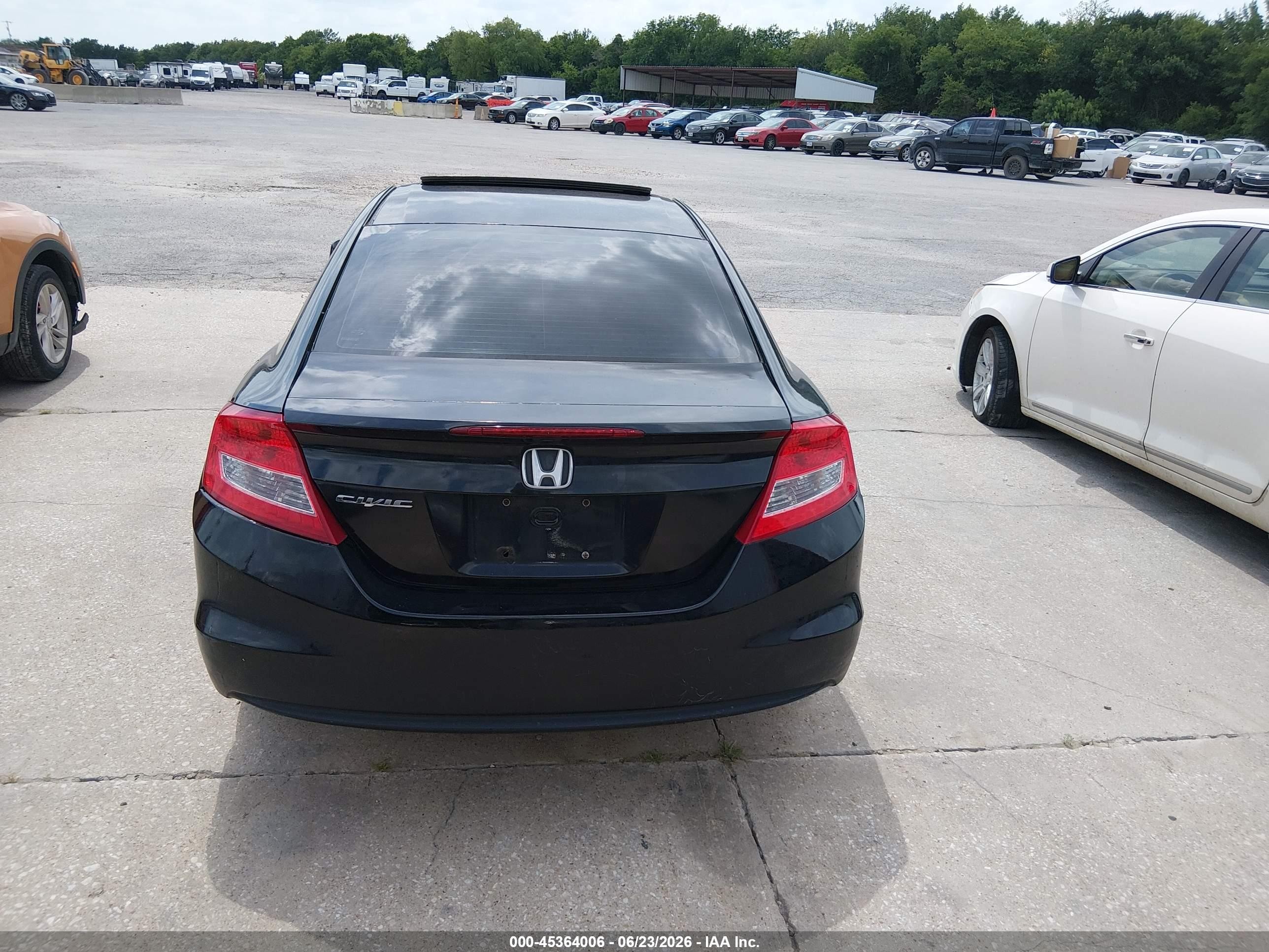 2012 Honda Civic Ex Black vin: 2HGFG3B88CH541437