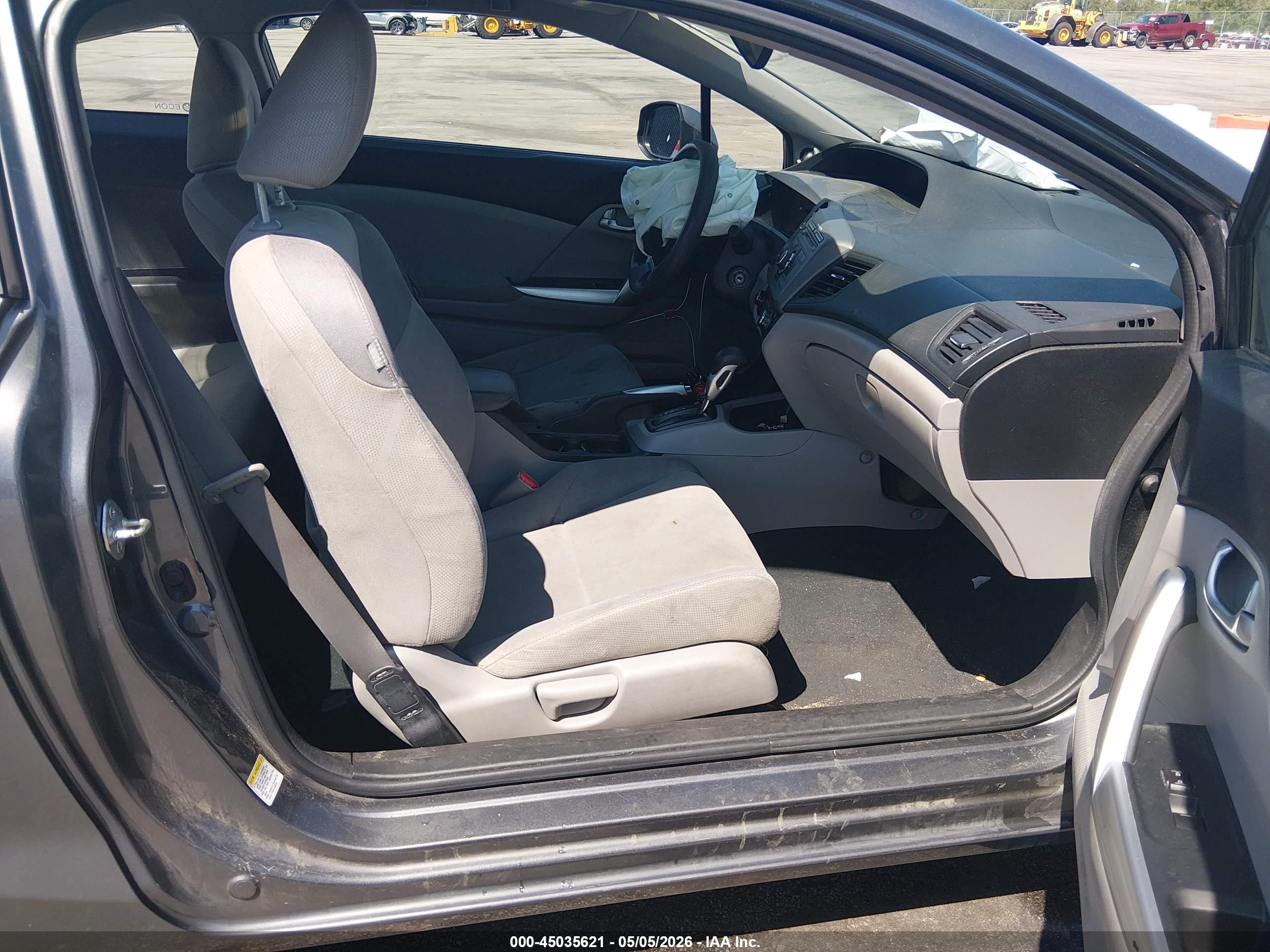 2012 Honda Civic Ex Gray vin: 2HGFG3B88CH565060