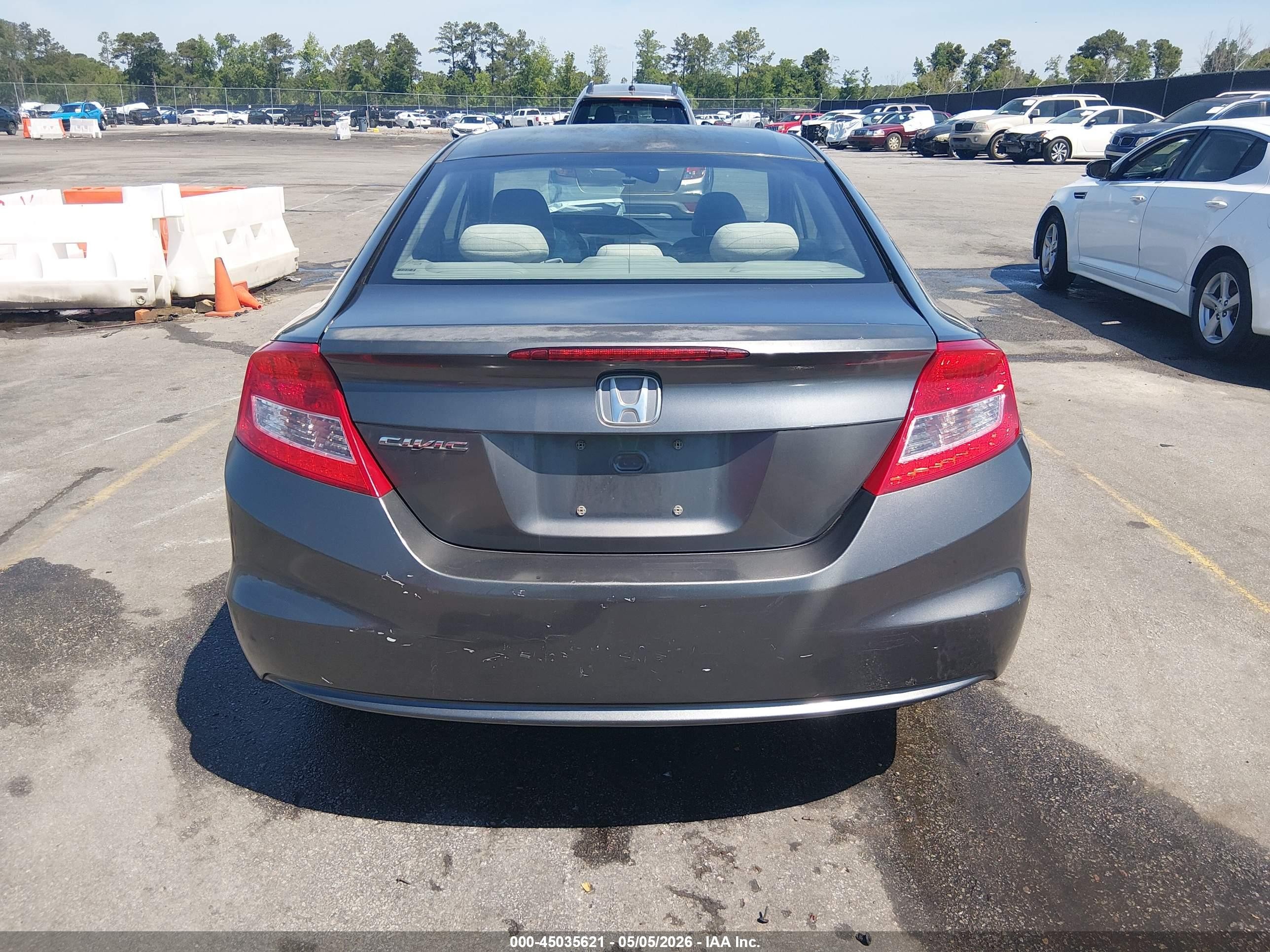 2012 Honda Civic Ex Gray vin: 2HGFG3B88CH565060