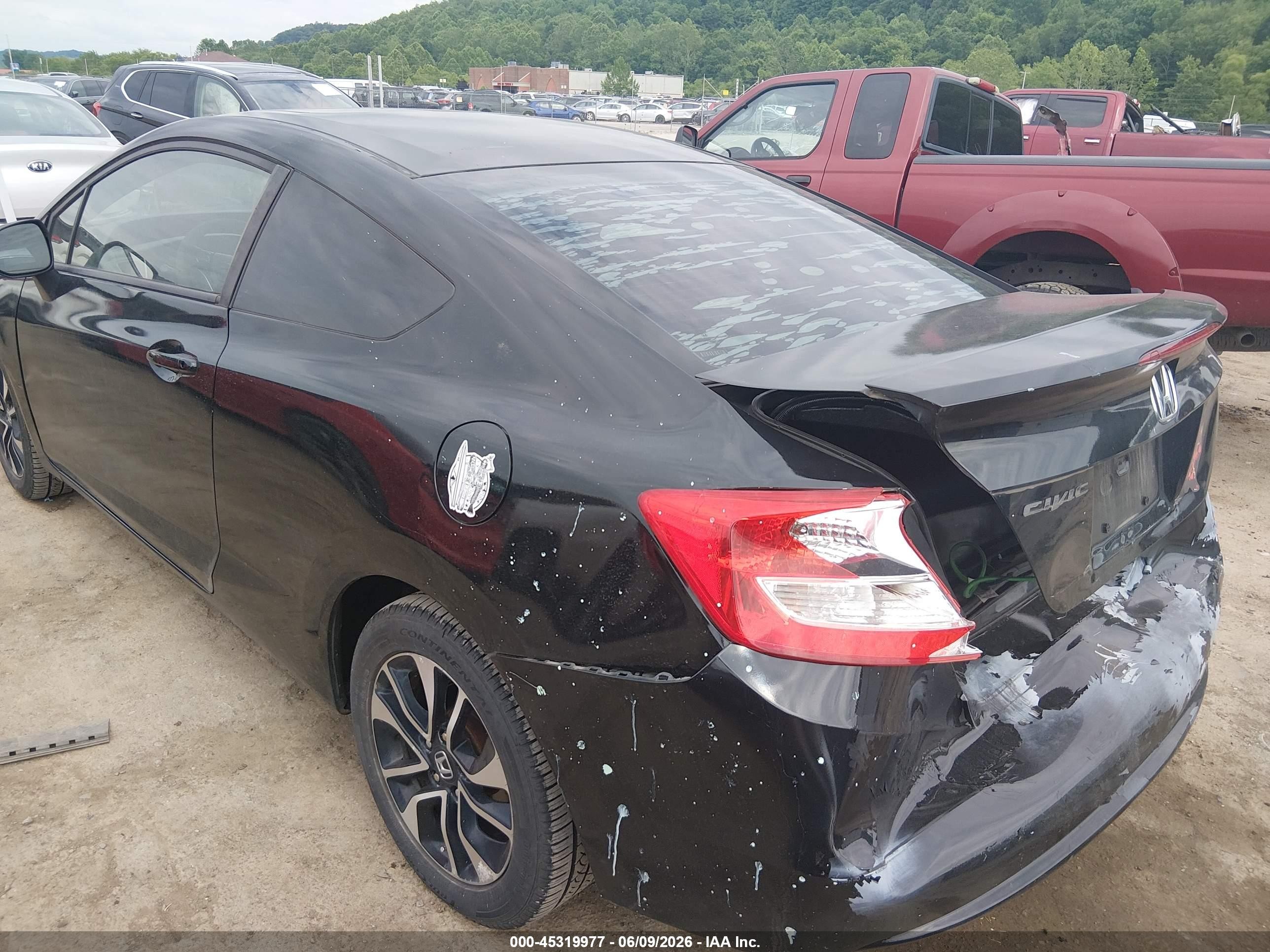 2013 Honda Civic Ex Black vin: 2HGFG3B88DH500744