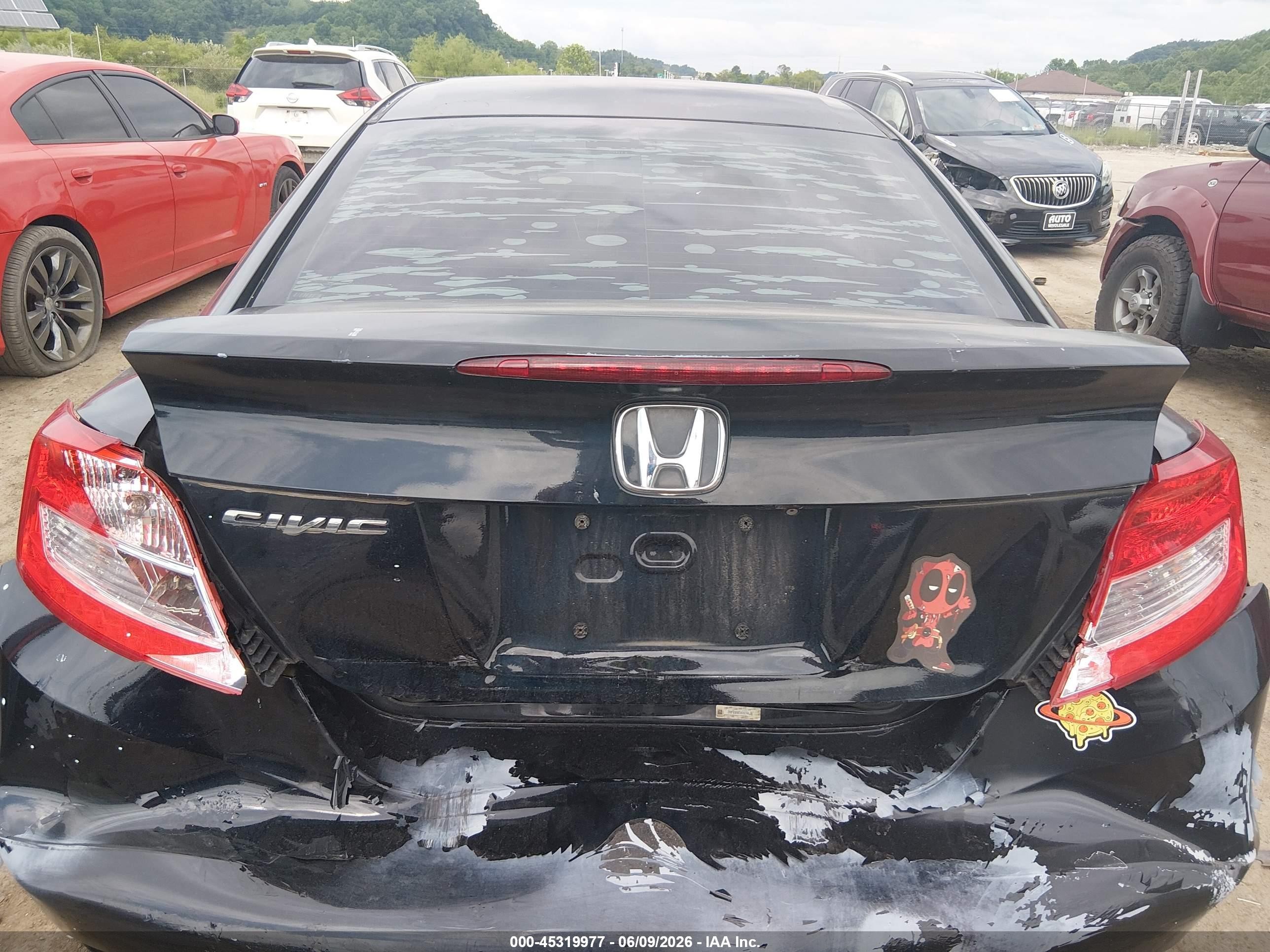 2013 Honda Civic Ex Black vin: 2HGFG3B88DH500744