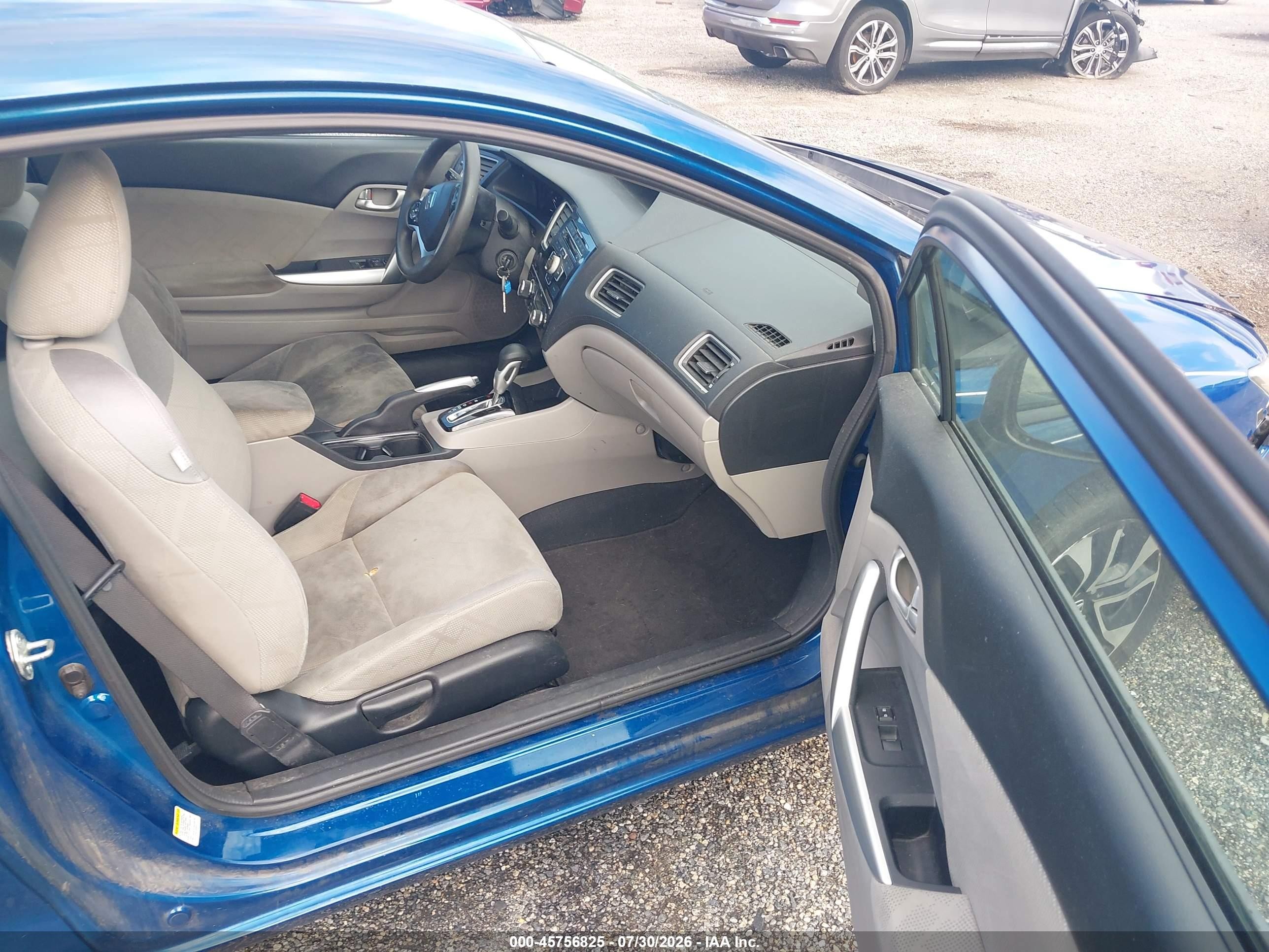 2013 Honda Civic Ex Blue vin: 2HGFG3B88DH506270