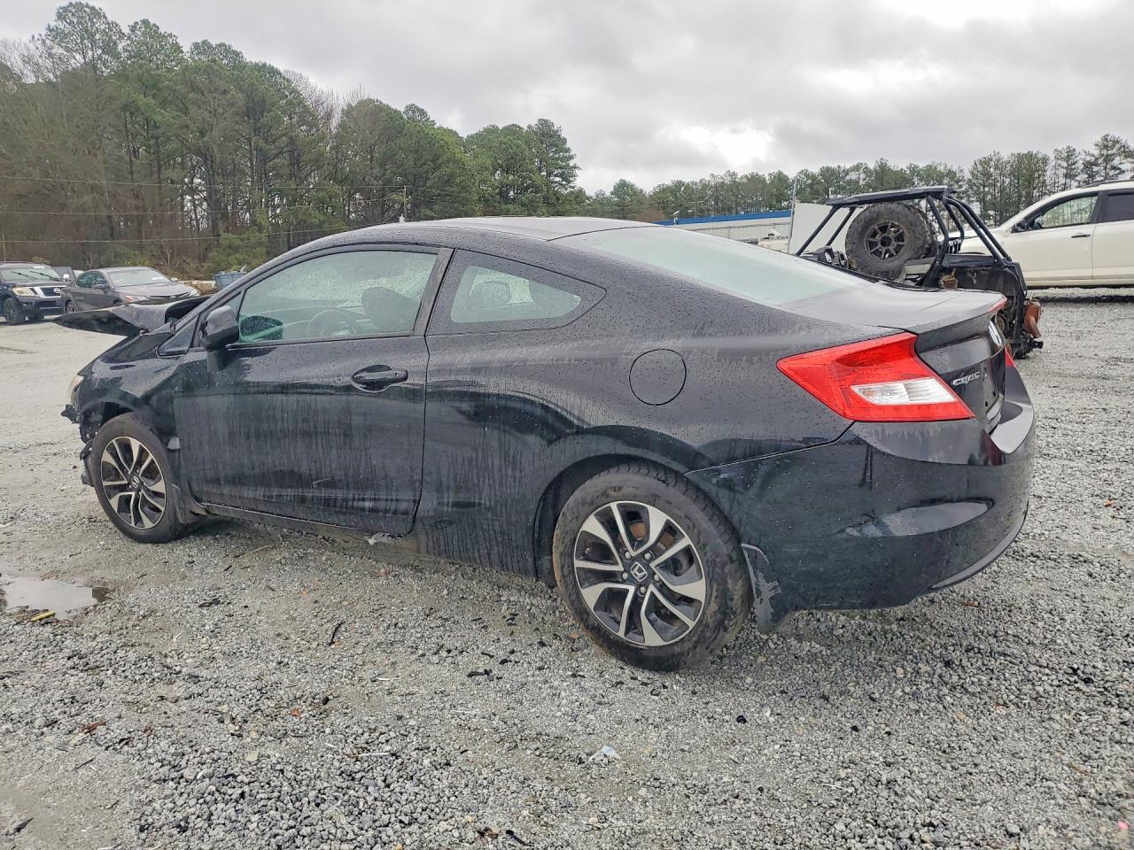 2013 Honda Civic Ex Black vin: 2HGFG3B88DH516376