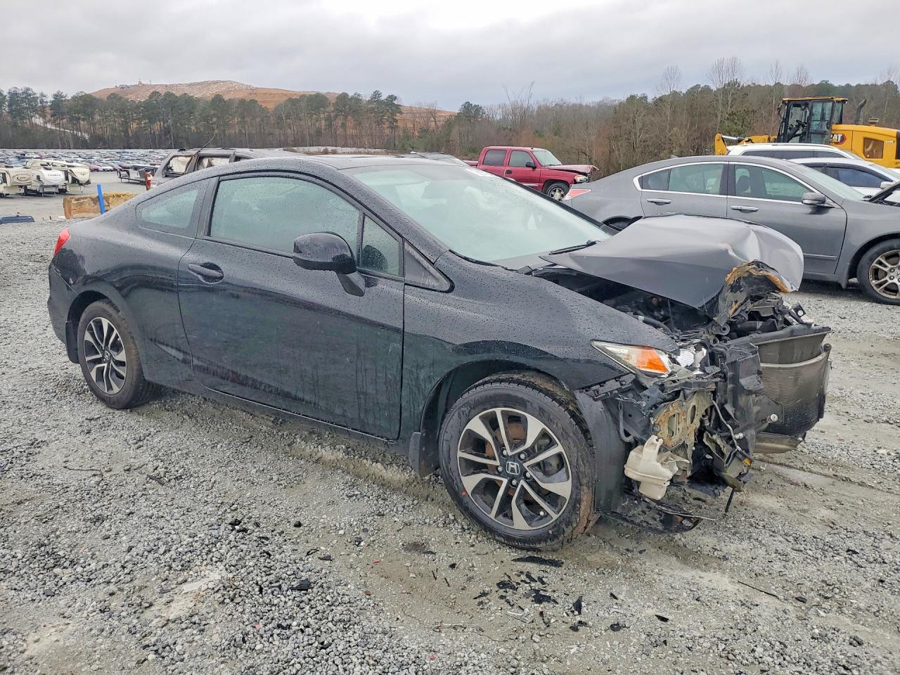 2013 Honda Civic Ex Black vin: 2HGFG3B88DH516376