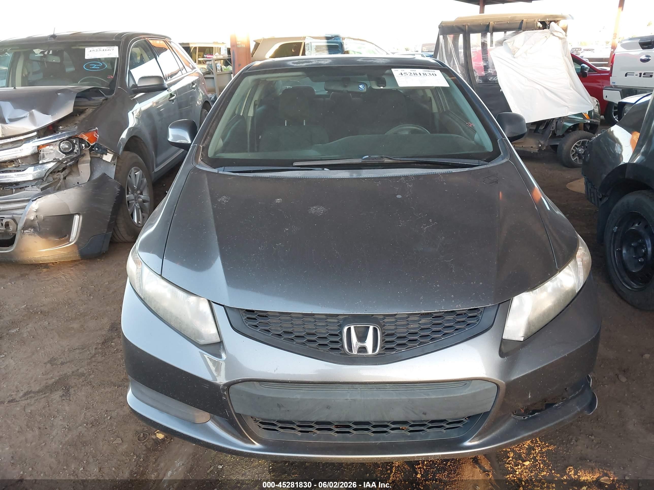 2013 Honda Civic Ex Gray vin: 2HGFG3B88DH517995