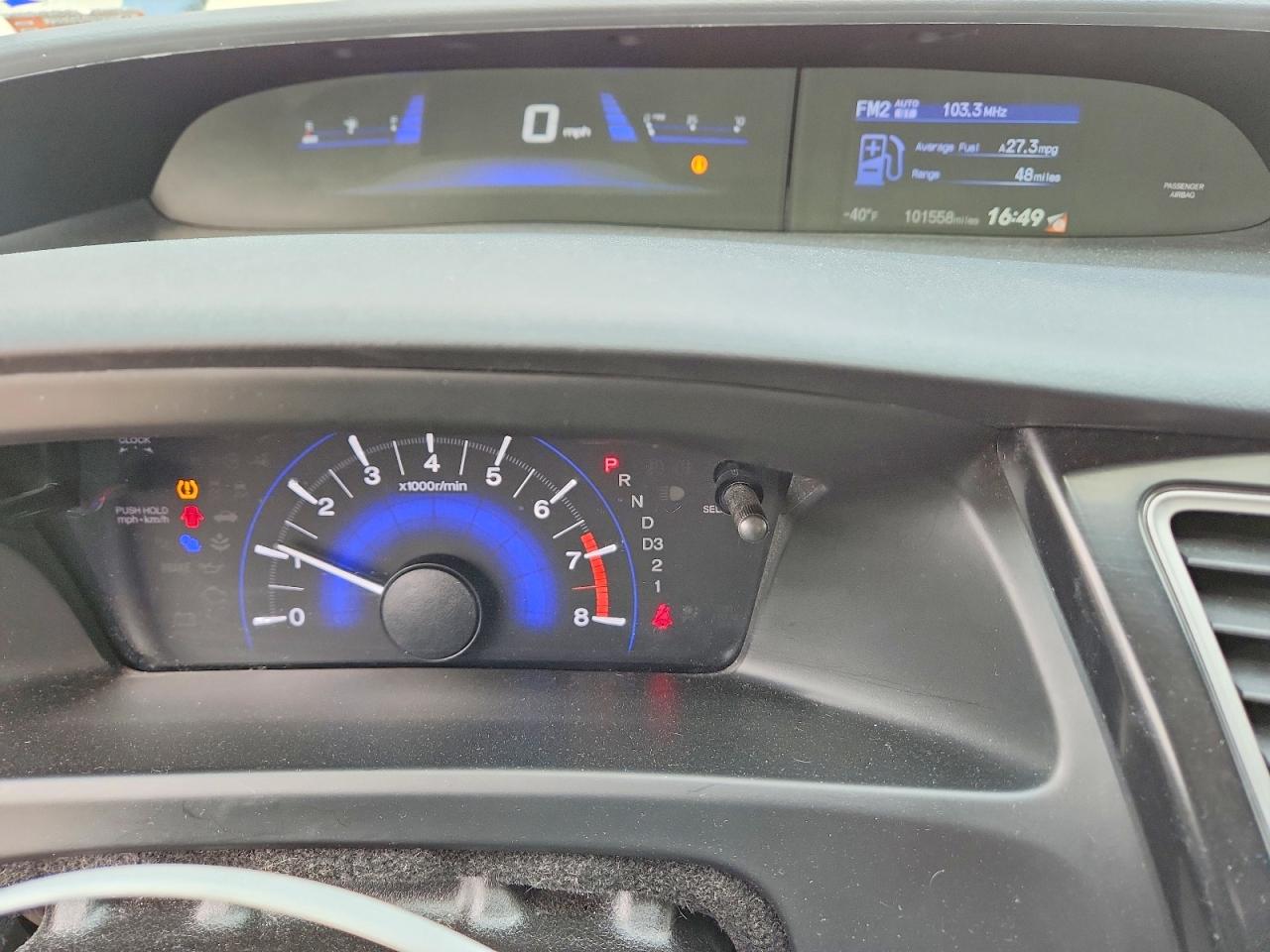 2013 Honda Civic Ex Blue vin: 2HGFG3B88DH520279