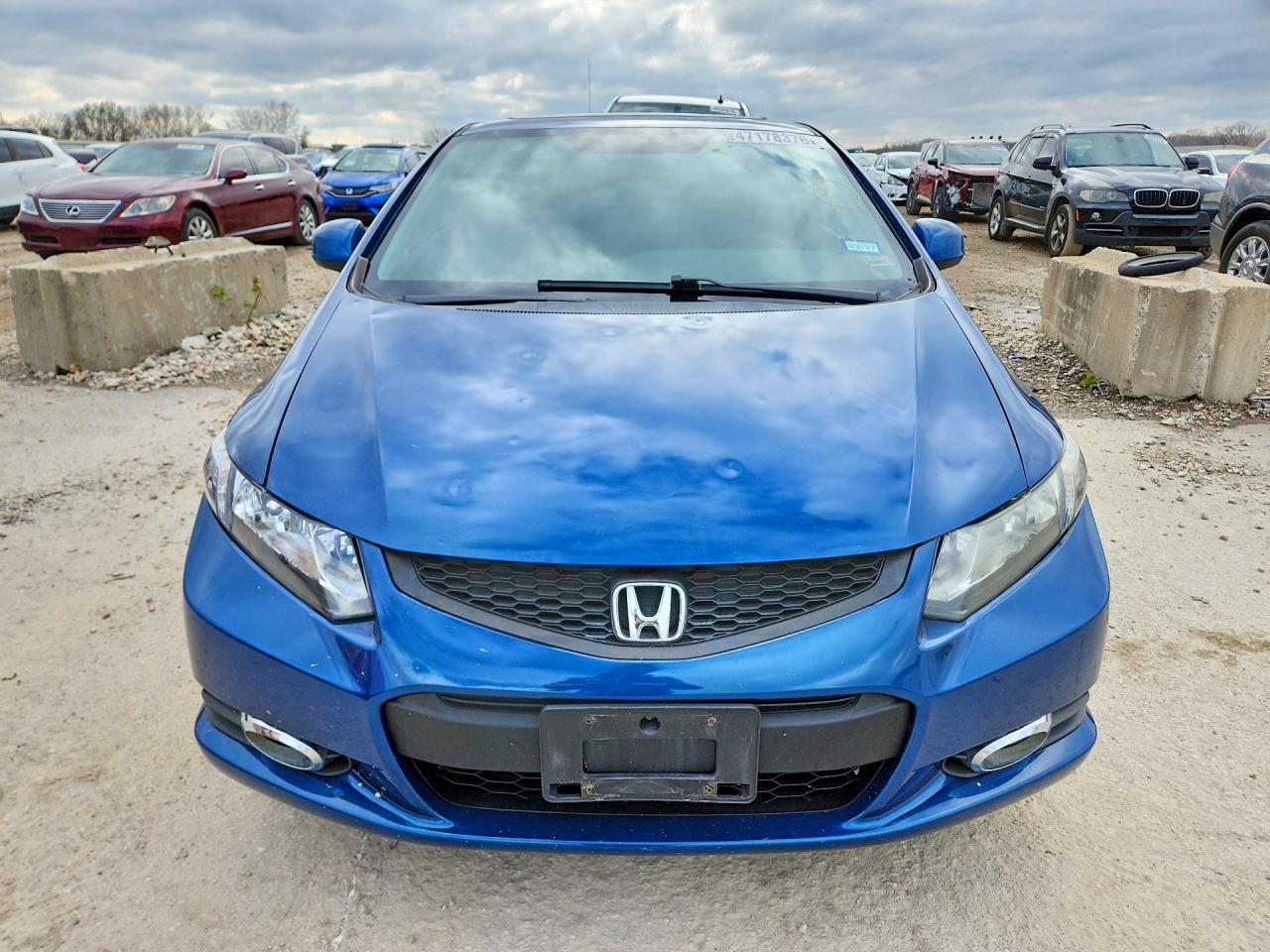 2013 Honda Civic Ex Blue vin: 2HGFG3B88DH520279