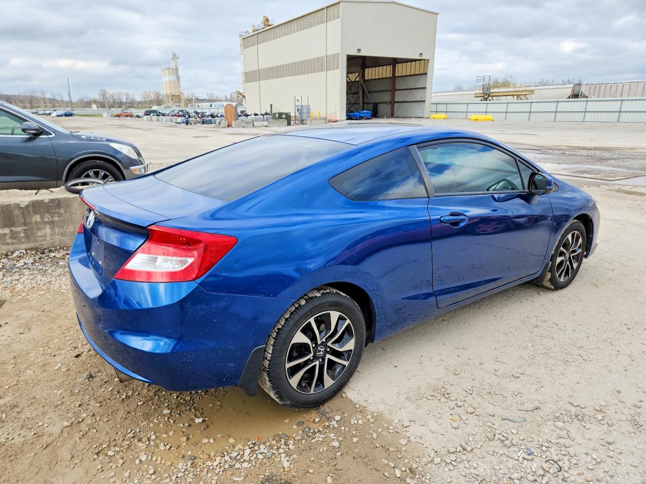2013 Honda Civic Ex Blue vin: 2HGFG3B88DH520279