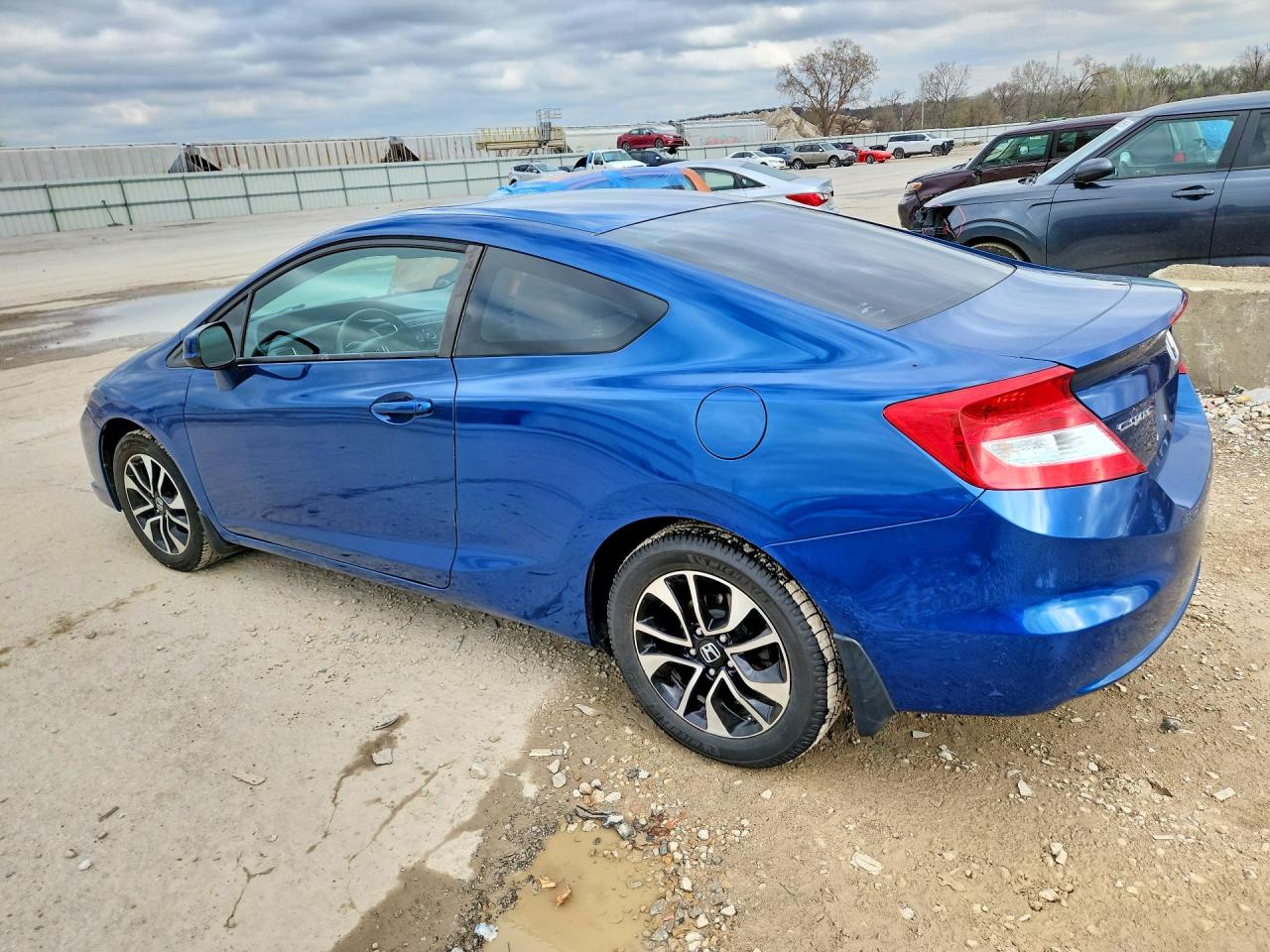 2013 Honda Civic Ex Blue vin: 2HGFG3B88DH520279