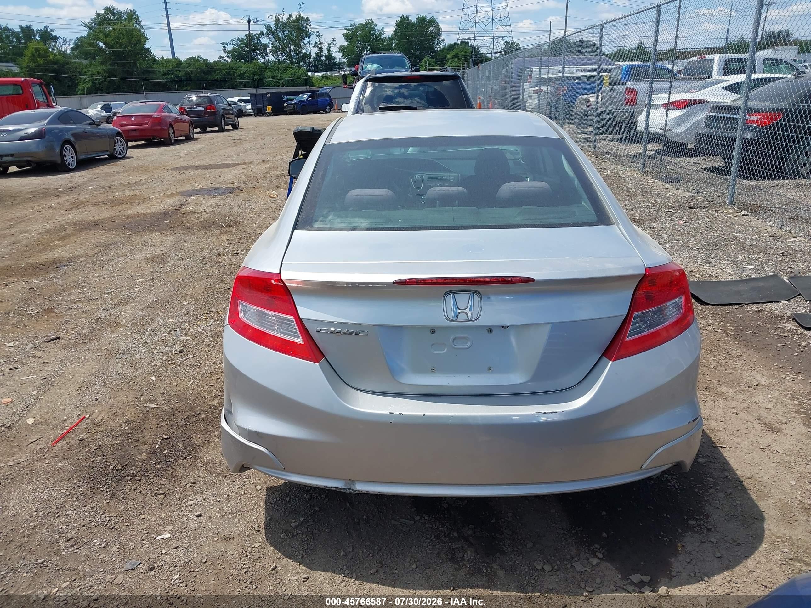 2013 Honda Civic Ex Серебряный vin: 2HGFG3B88DH522856