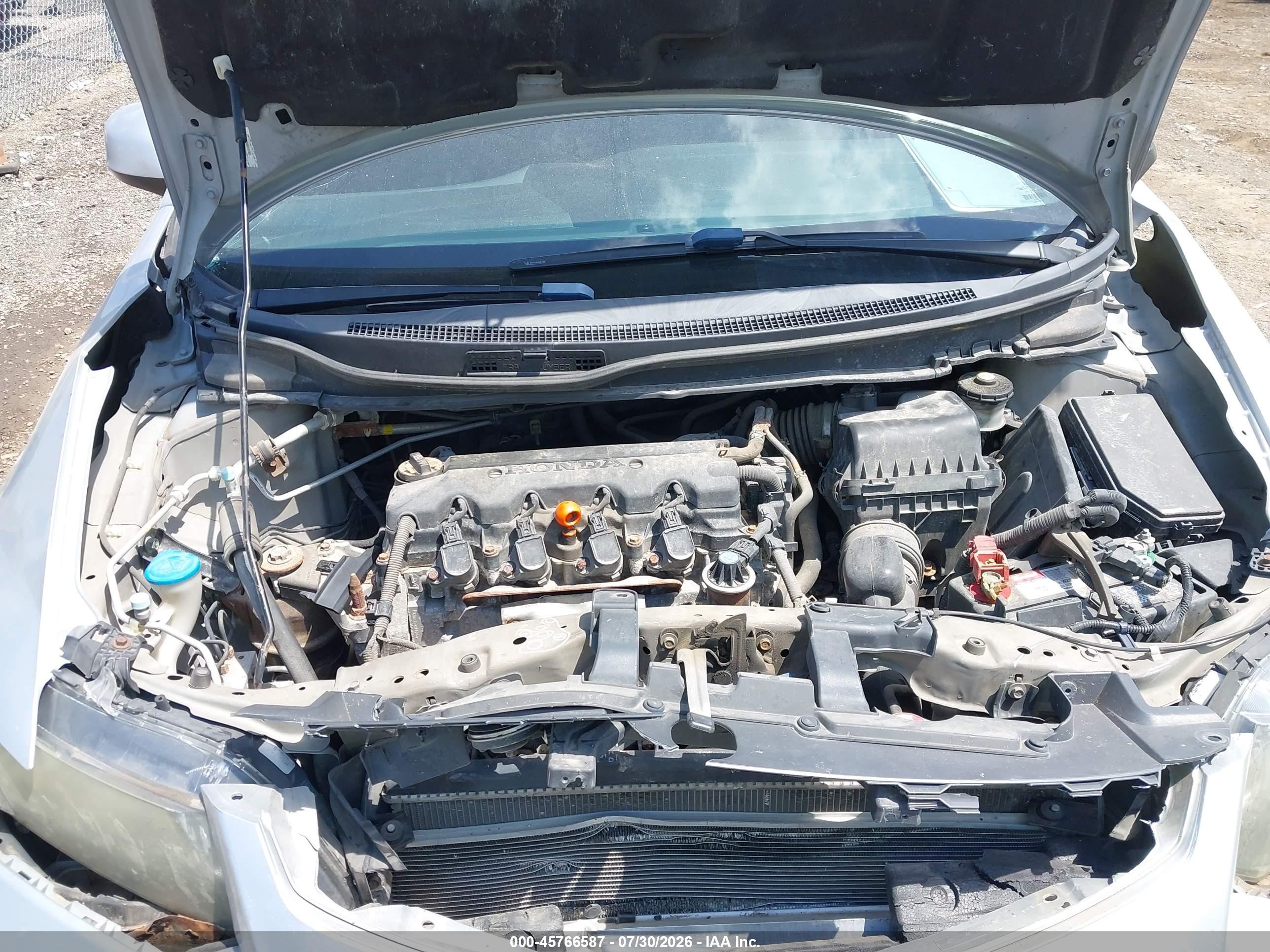 2013 Honda Civic Ex Серебряный vin: 2HGFG3B88DH522856