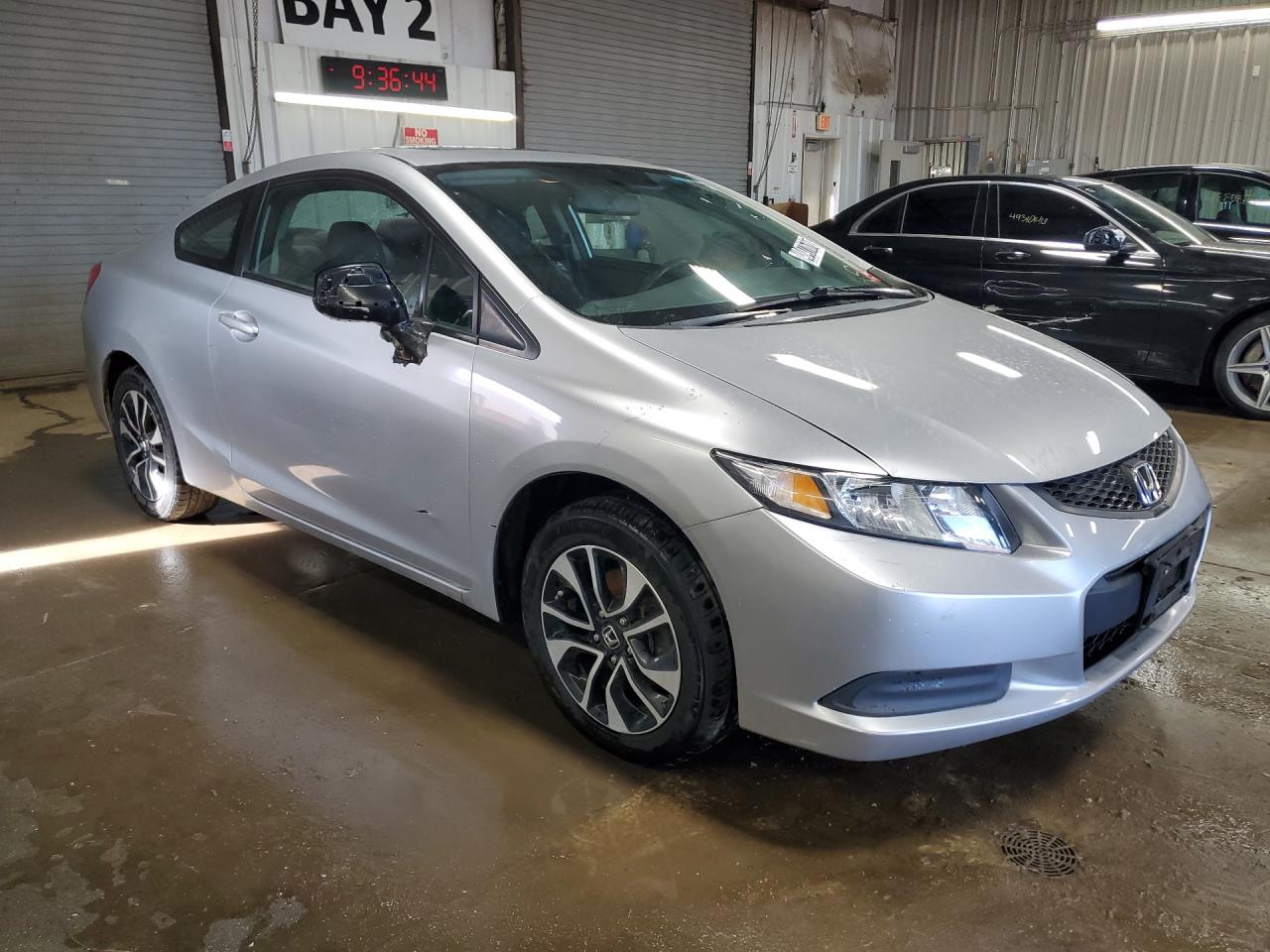 2013 Honda Civic Ex Silver vin: 2HGFG3B88DH528303 Damage: Right Front Door, Dent(S) W/ Paint Dmg, 4 To 5 Inches