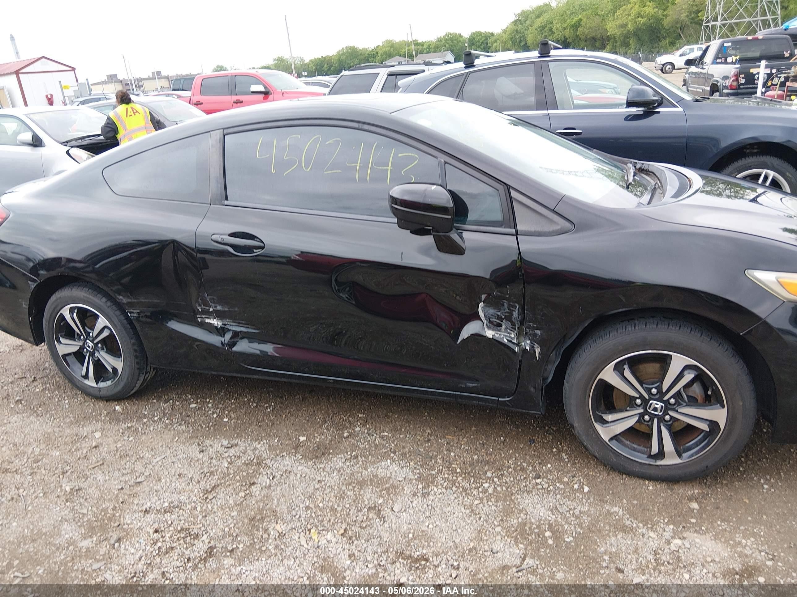 2014 Honda Civic Ex Black vin: 2HGFG3B88EH513575