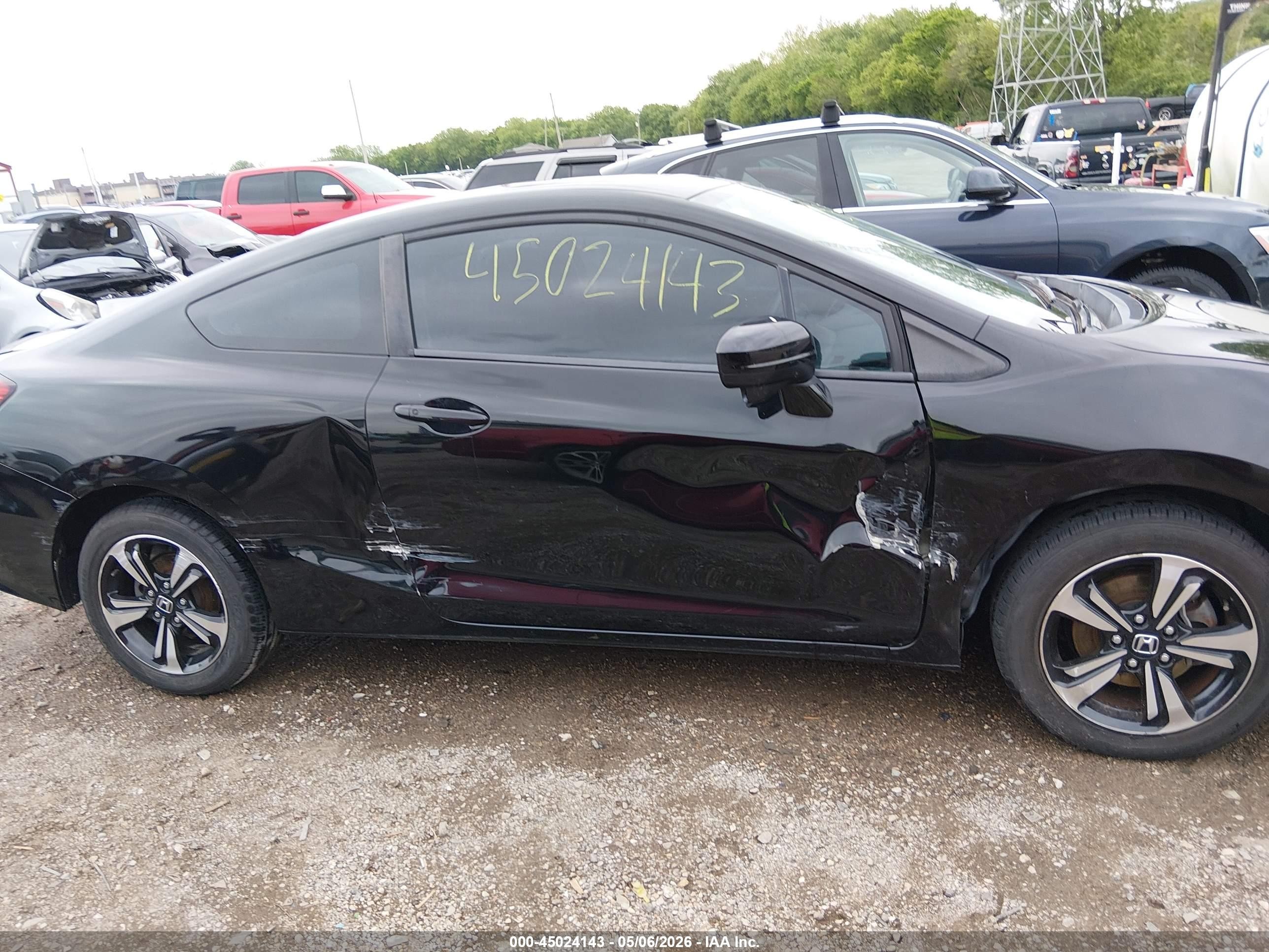 2014 Honda Civic Ex Black vin: 2HGFG3B88EH513575