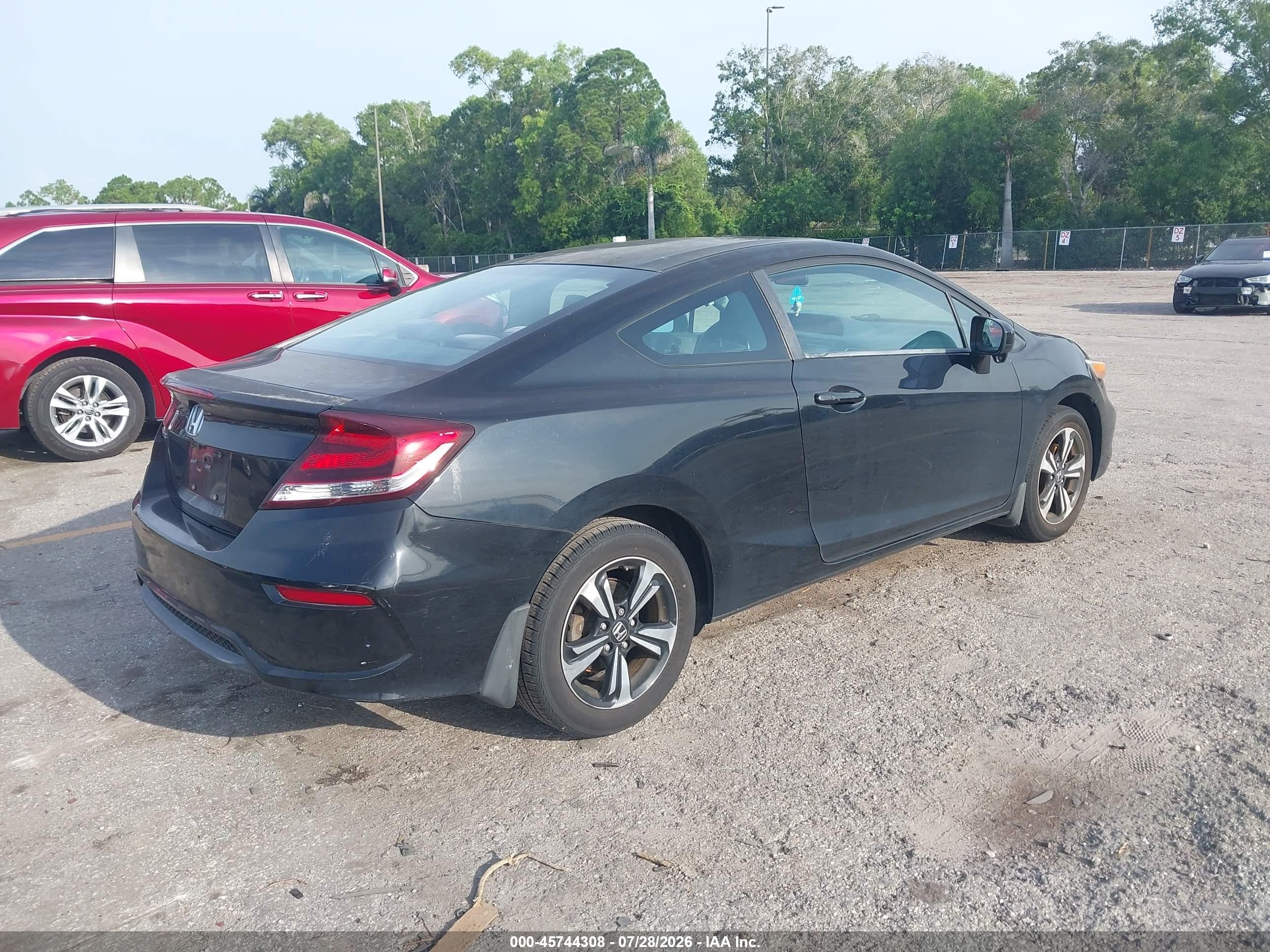 2015 Honda Civic Ex Черный vin: 2HGFG3B88FH503811