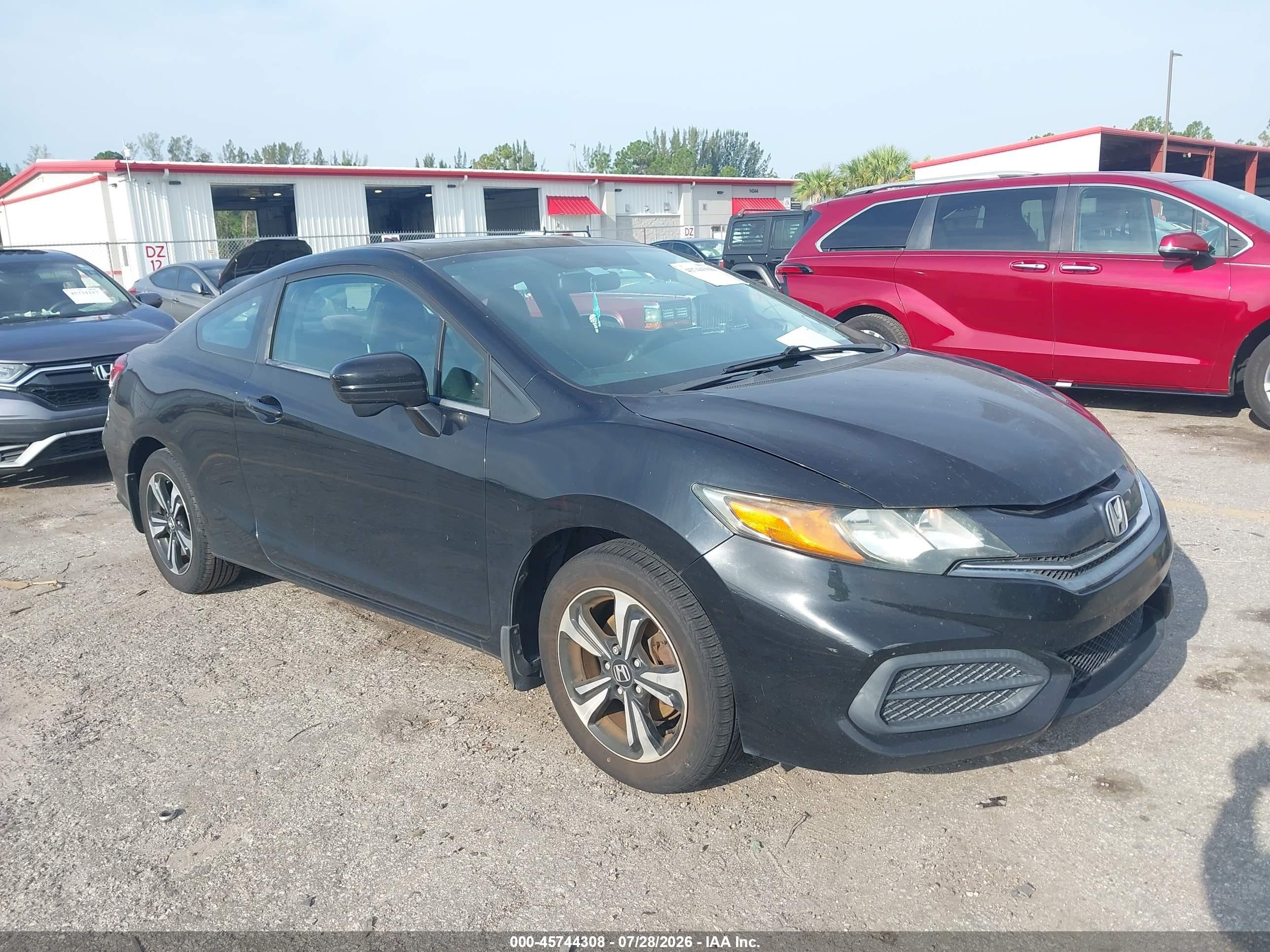 2015 Honda Civic Ex Черный vin: 2HGFG3B88FH503811