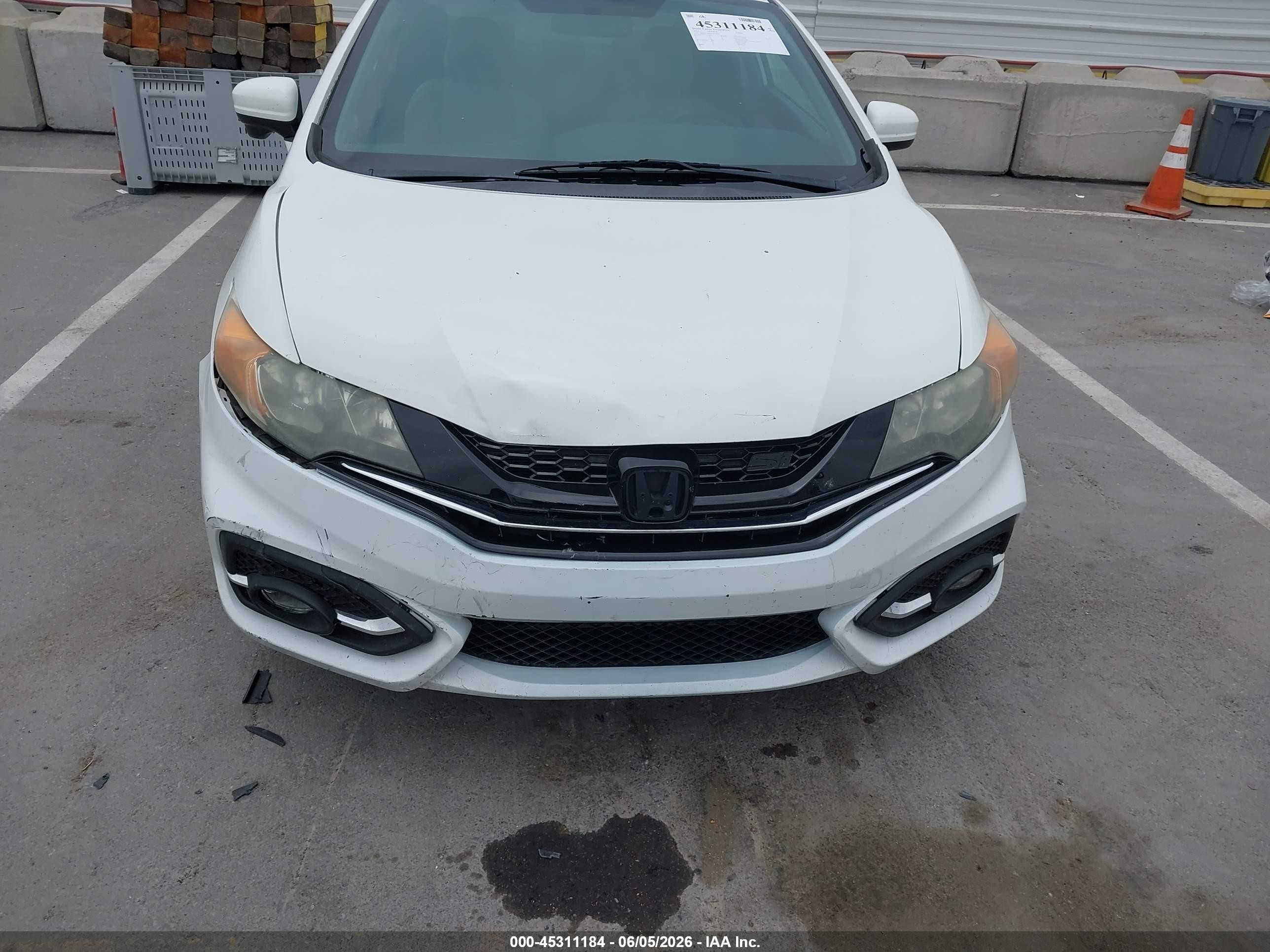 2015 Honda Civic Ex White vin: 2HGFG3B88FH510936