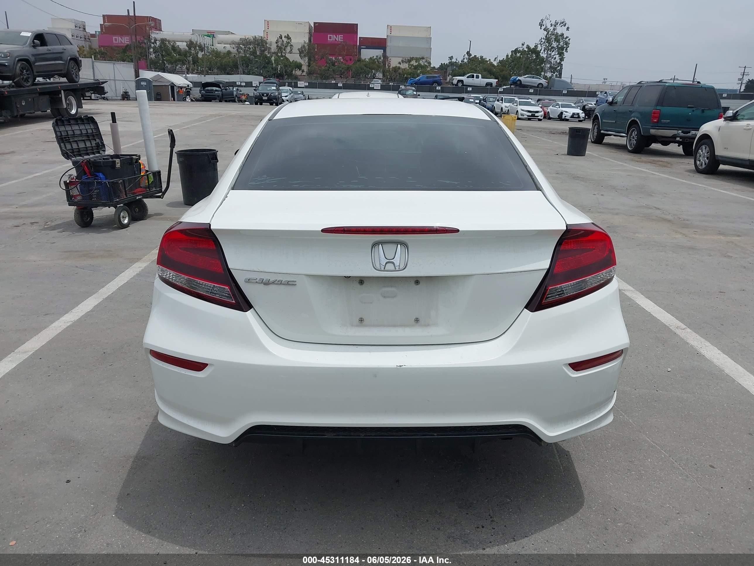 2015 Honda Civic Ex White vin: 2HGFG3B88FH510936