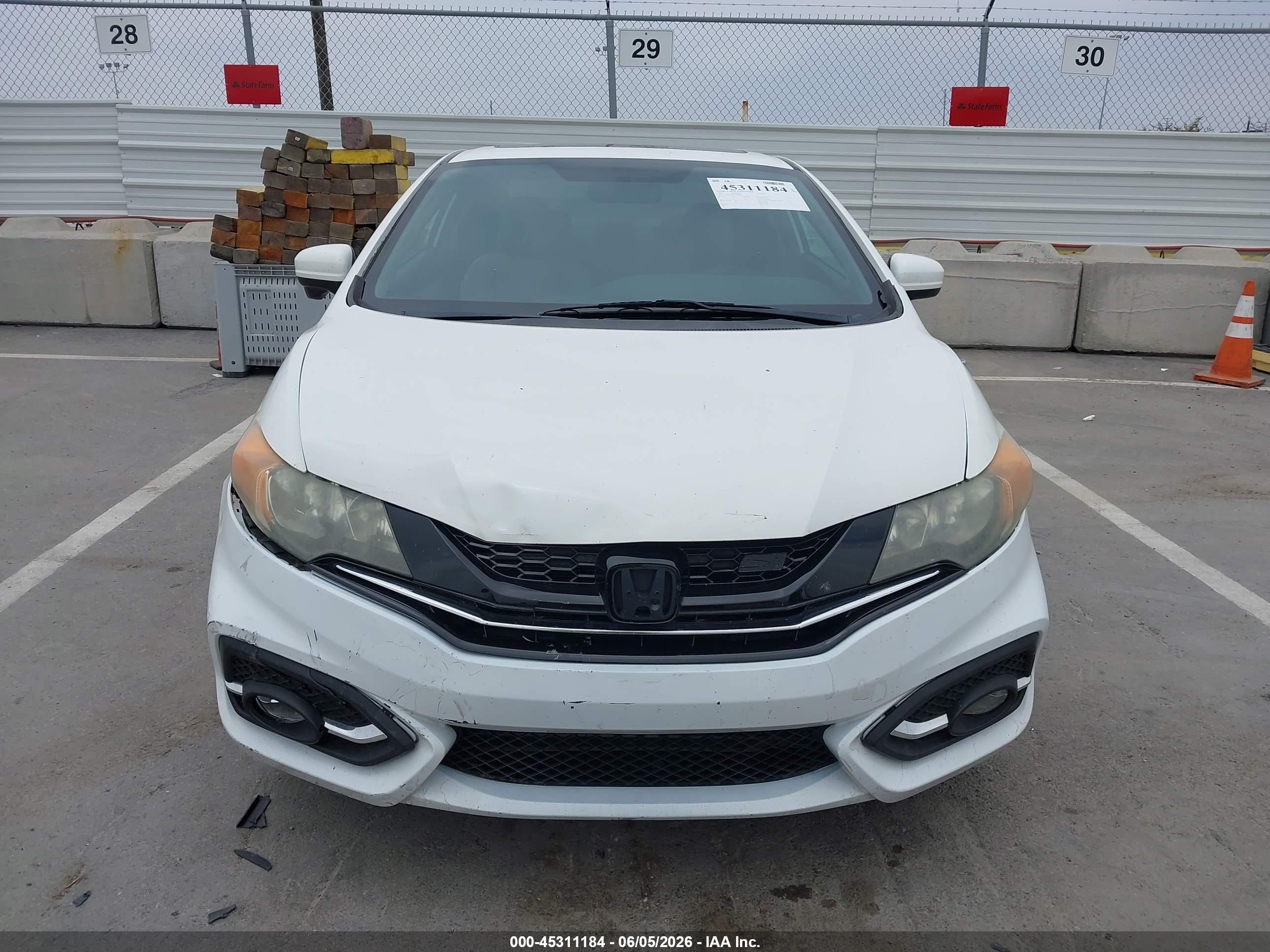 2015 Honda Civic Ex White vin: 2HGFG3B88FH510936