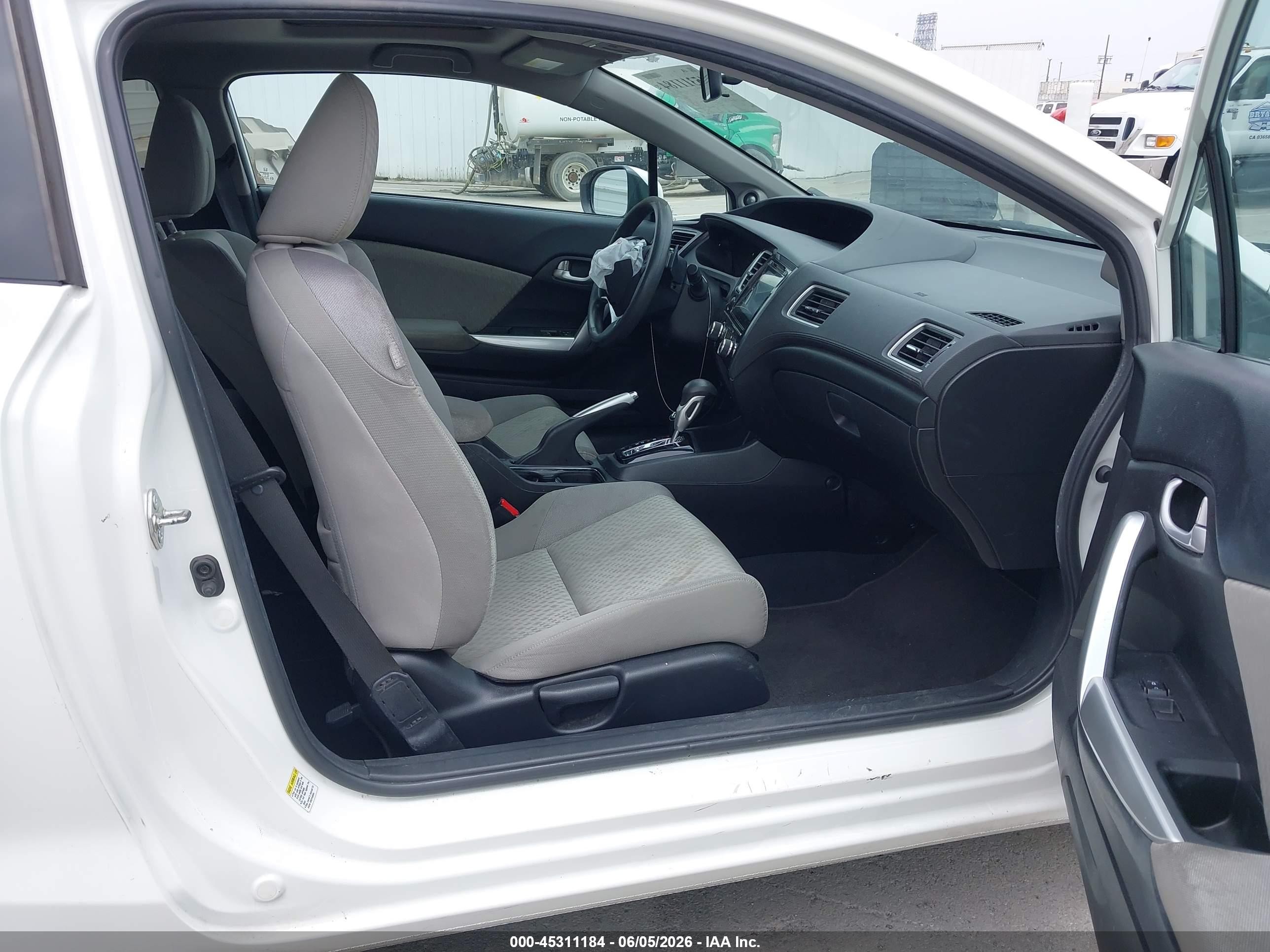 2015 Honda Civic Ex White vin: 2HGFG3B88FH510936