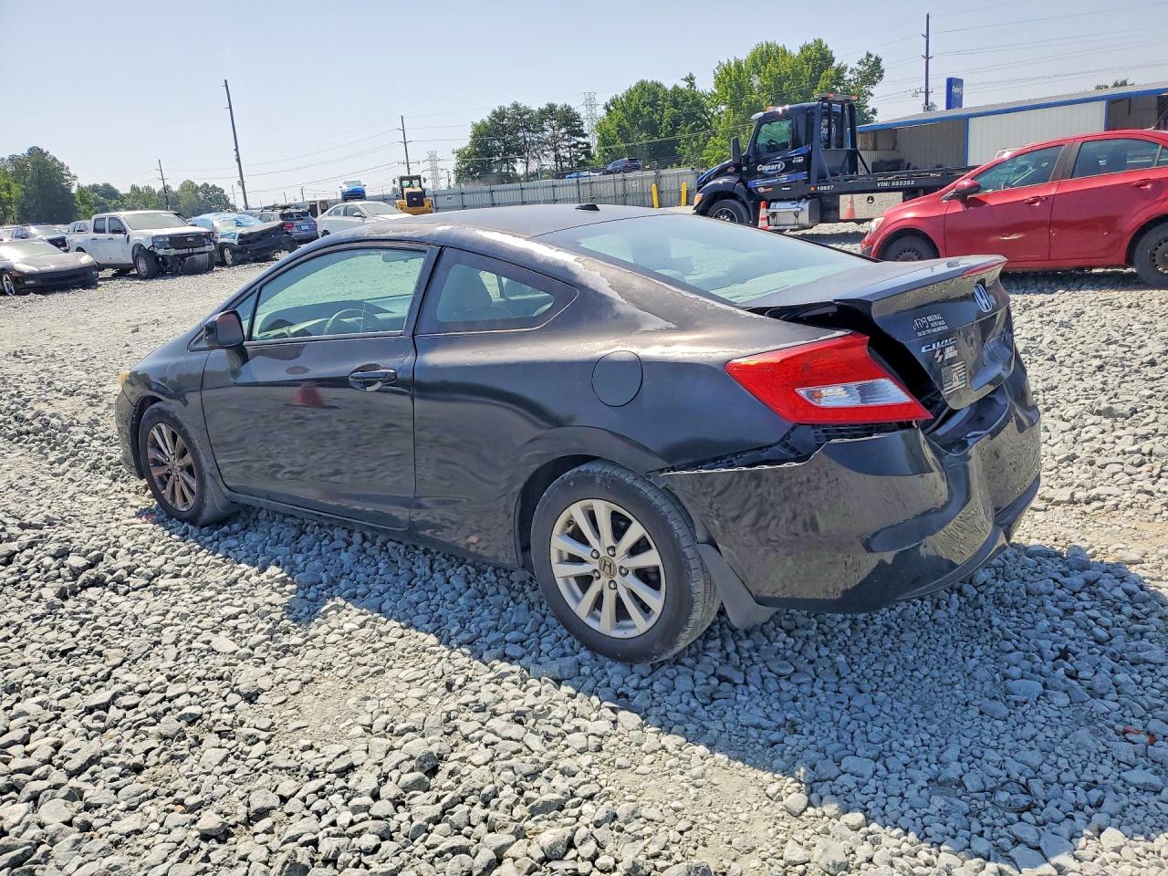 2012 Honda Civic Ex Black vin: 2HGFG3B89CH505000