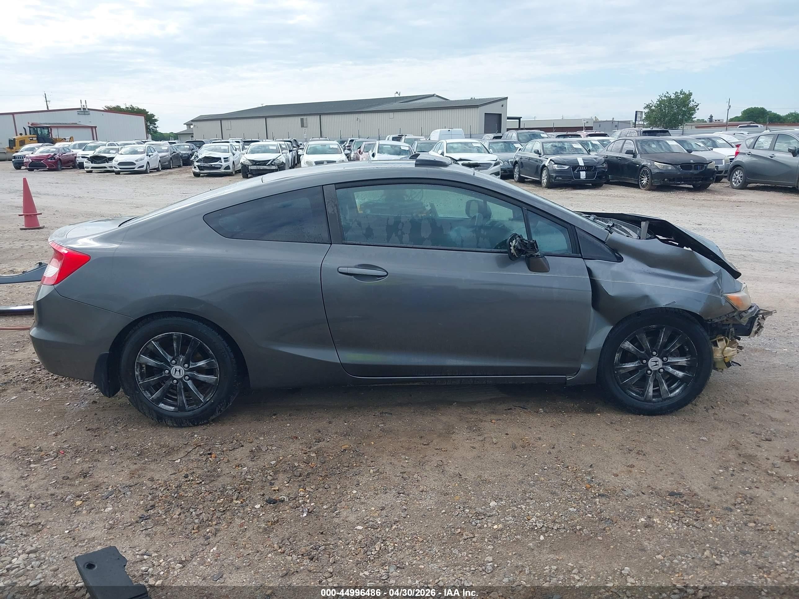 2012 Honda Civic Ex Gray vin: 2HGFG3B89CH506633