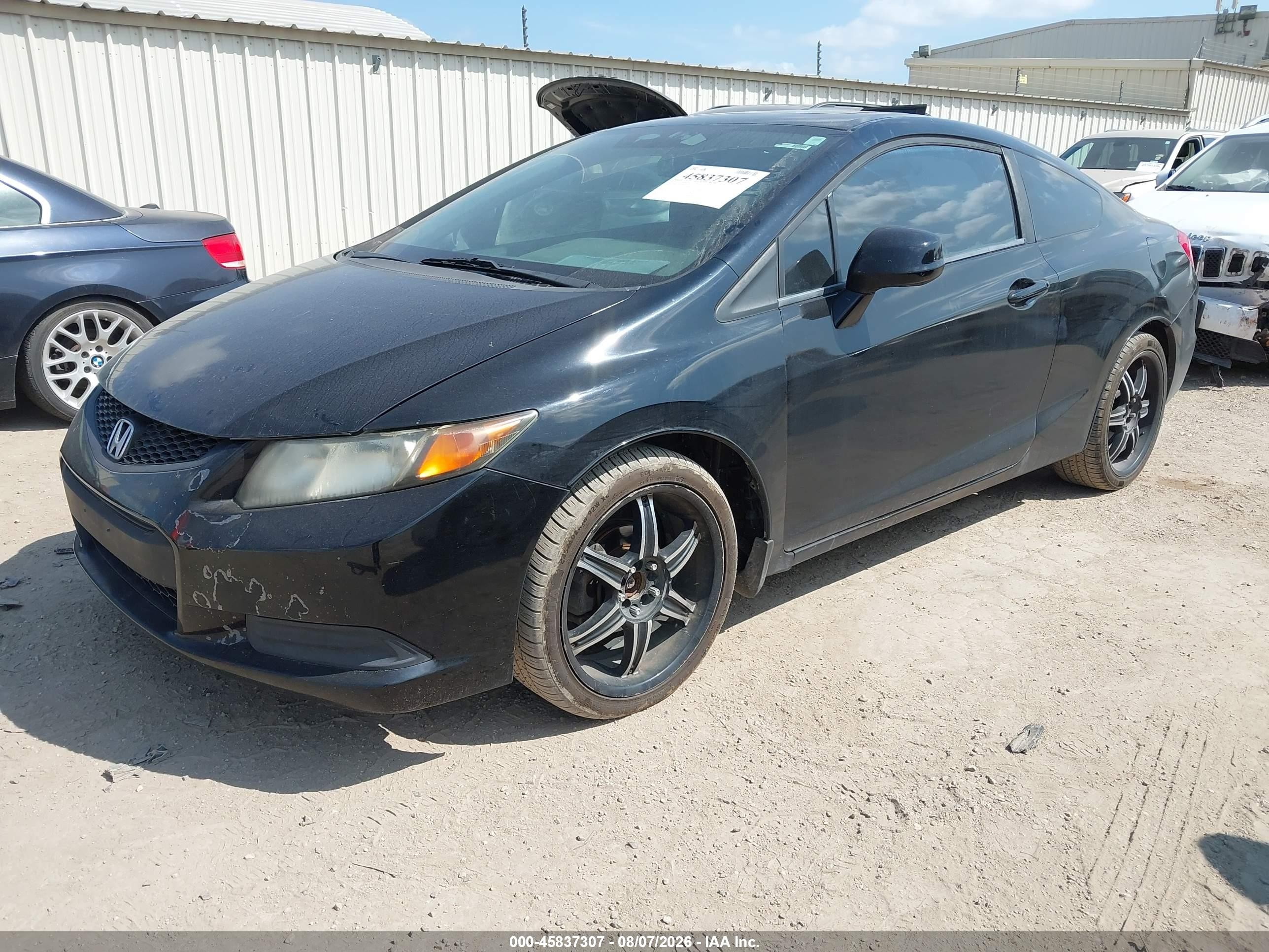 2012 Honda Civic Ex Black vin: 2HGFG3B89CH521228
