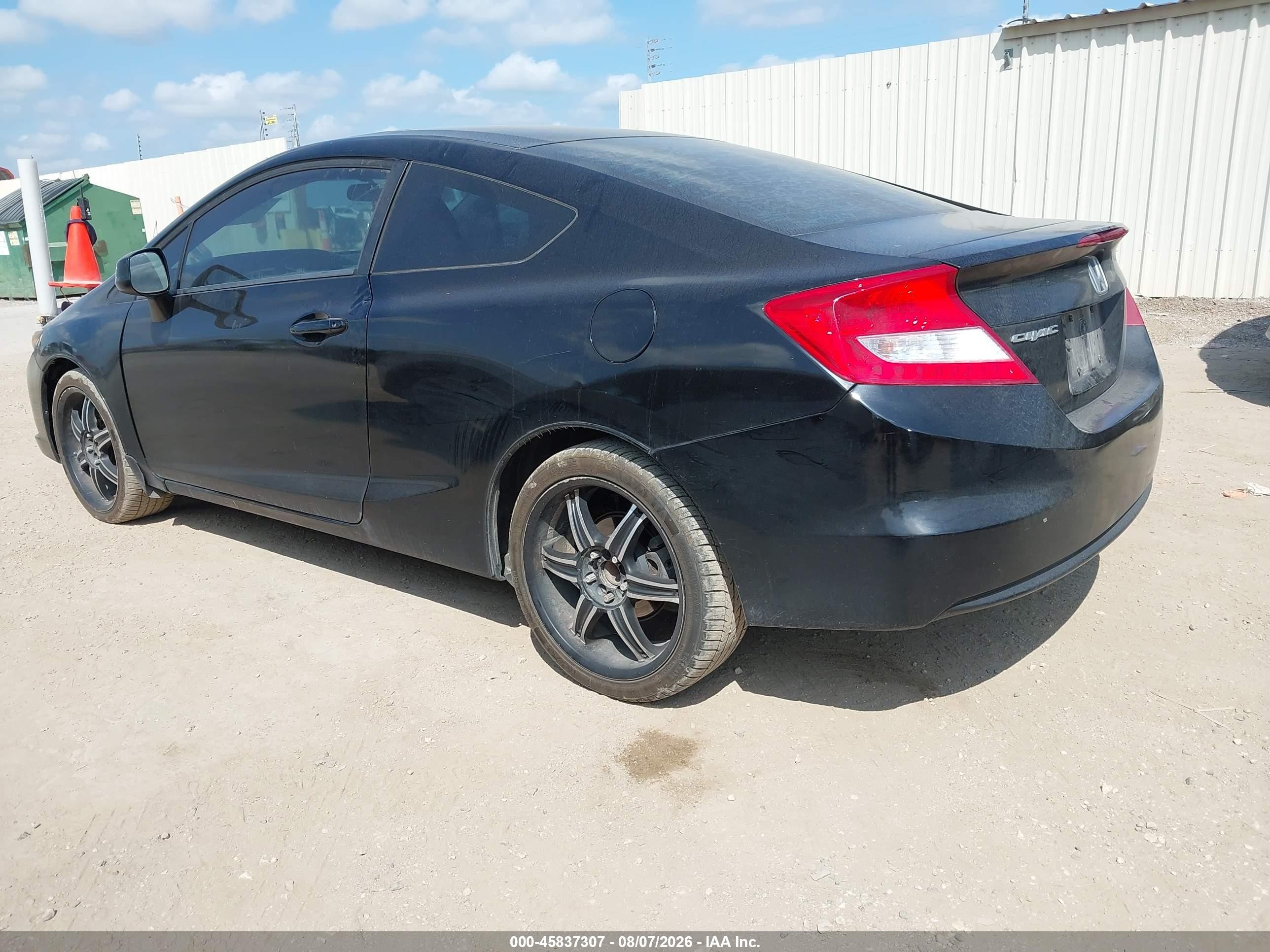 2012 Honda Civic Ex Black vin: 2HGFG3B89CH521228