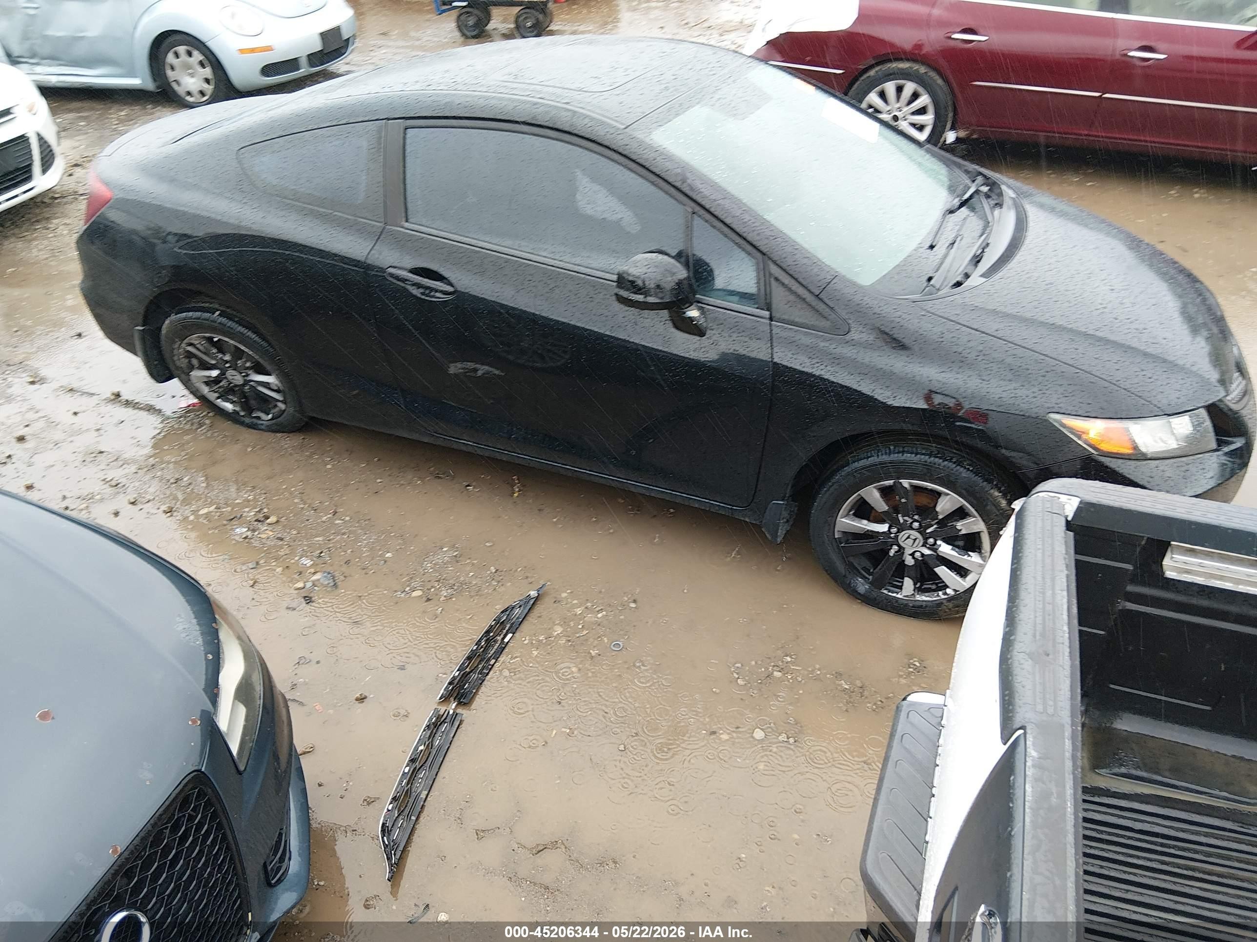 2012 Honda Civic Ex Black vin: 2HGFG3B89CH531502