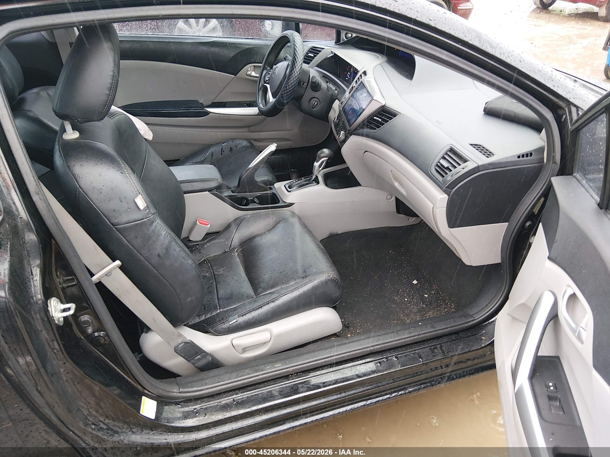 2012 Honda Civic Ex Черный vin: 2HGFG3B89CH531502