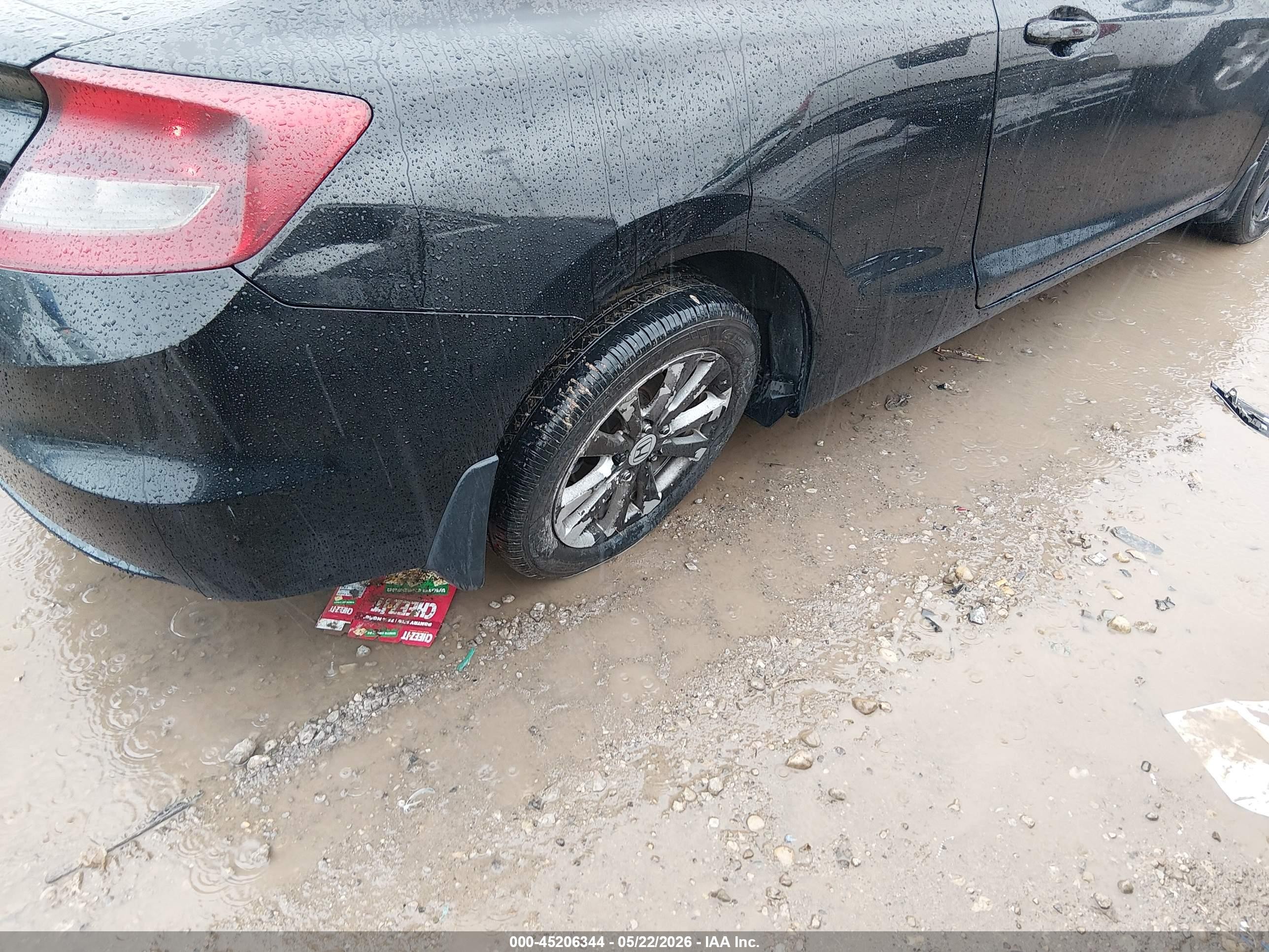 2012 Honda Civic Ex Черный vin: 2HGFG3B89CH531502