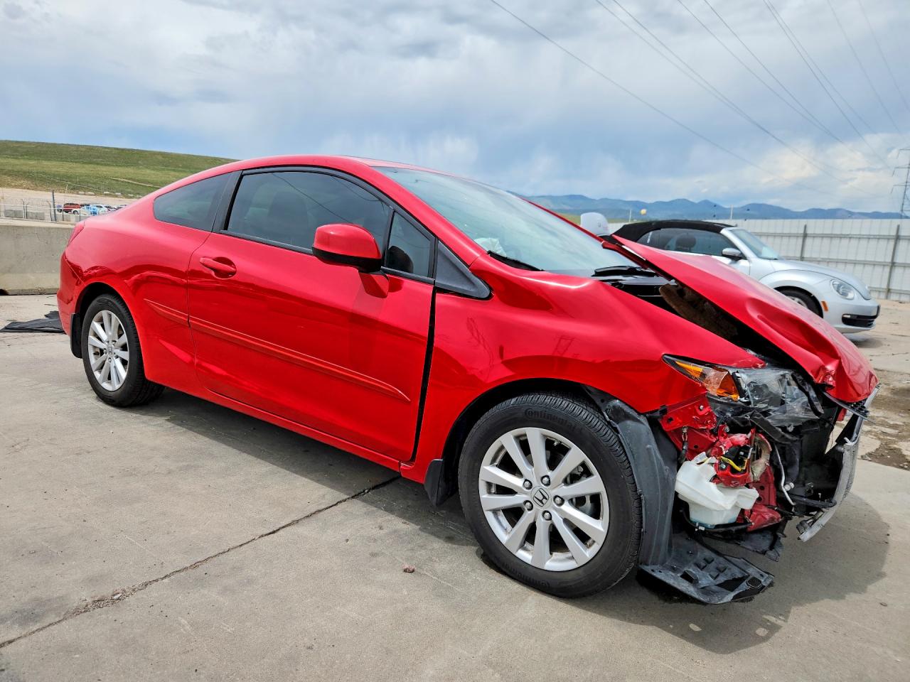 2012 Honda Civic Ex Red vin: 2HGFG3B89CH566248