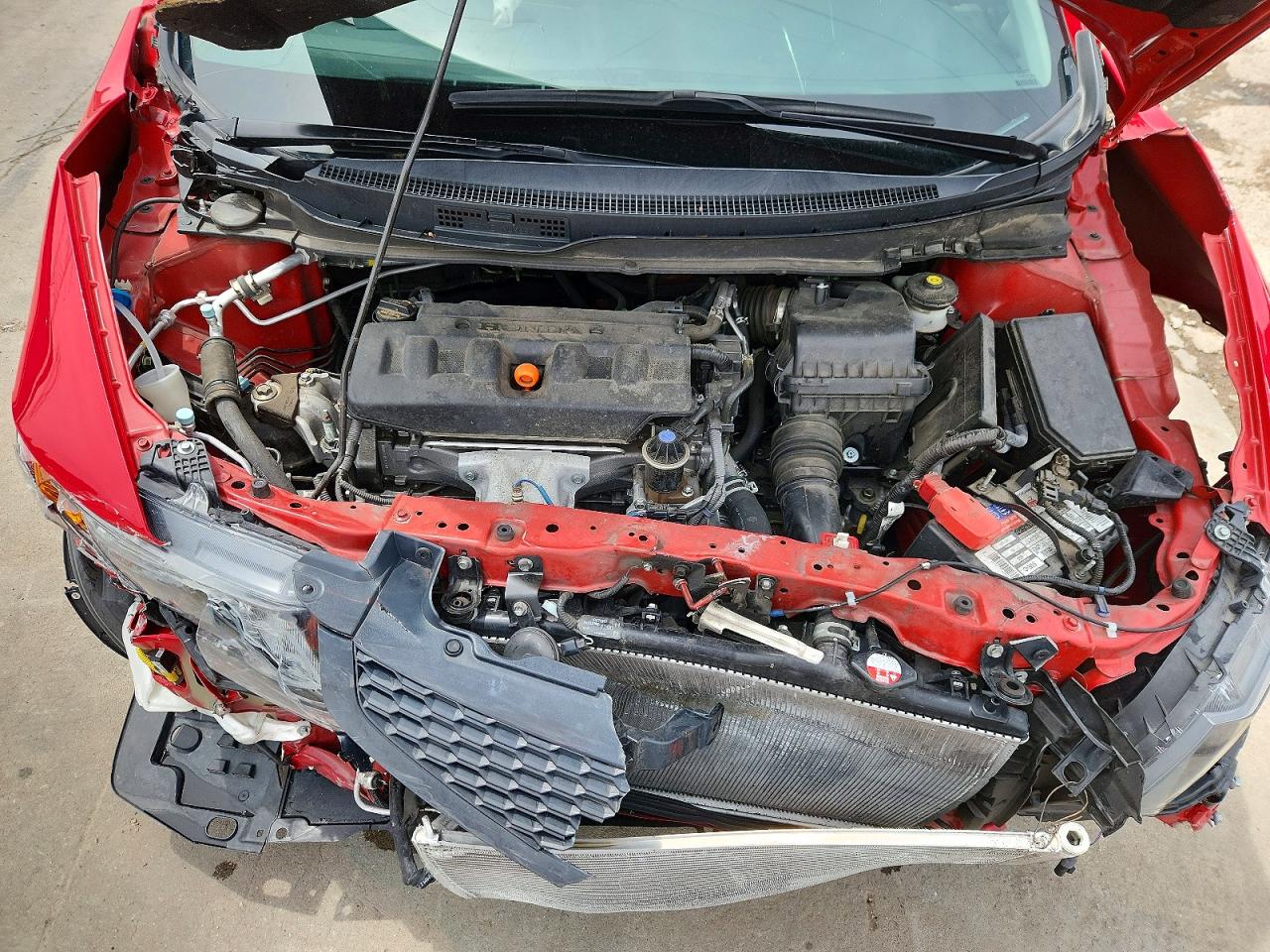 2012 Honda Civic Ex Red vin: 2HGFG3B89CH566248