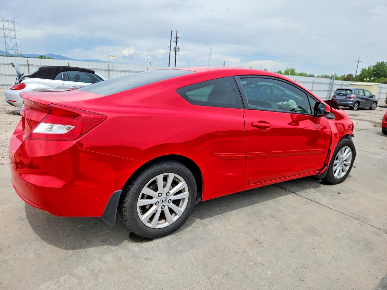 2012 Honda Civic Ex Red vin: 2HGFG3B89CH566248