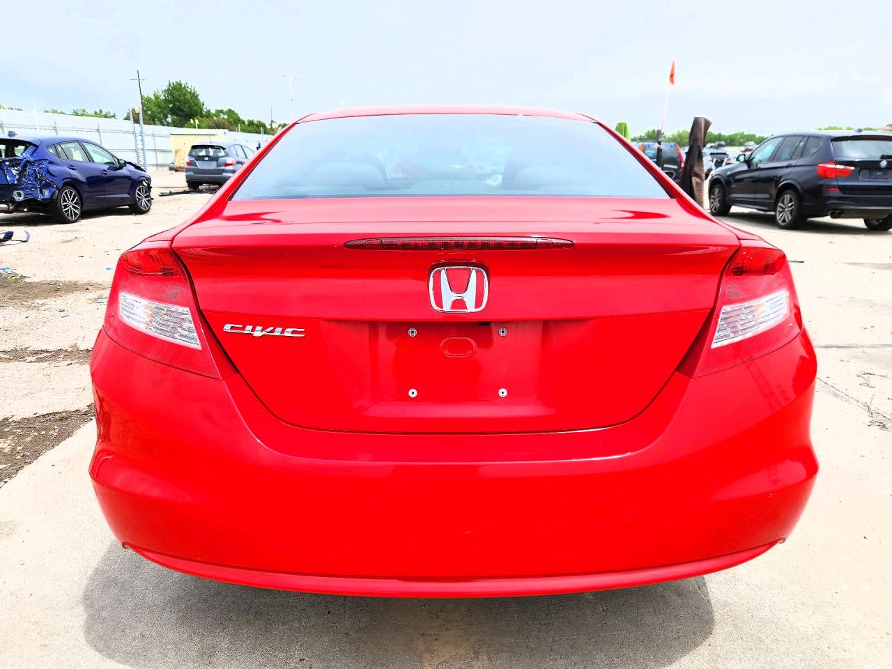2012 Honda Civic Ex Red vin: 2HGFG3B89CH566248