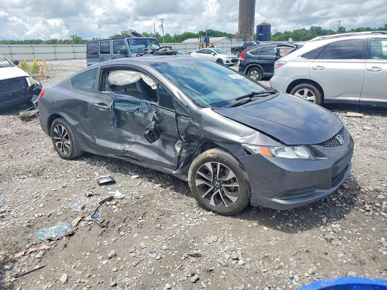 2013 Honda Civic Ex Charcoal vin: 2HGFG3B89DH506245