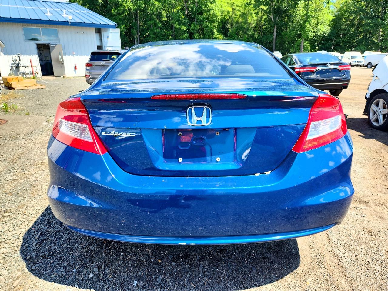 2013 Honda Civic Ex Синий vin: 2HGFG3B89DH510229