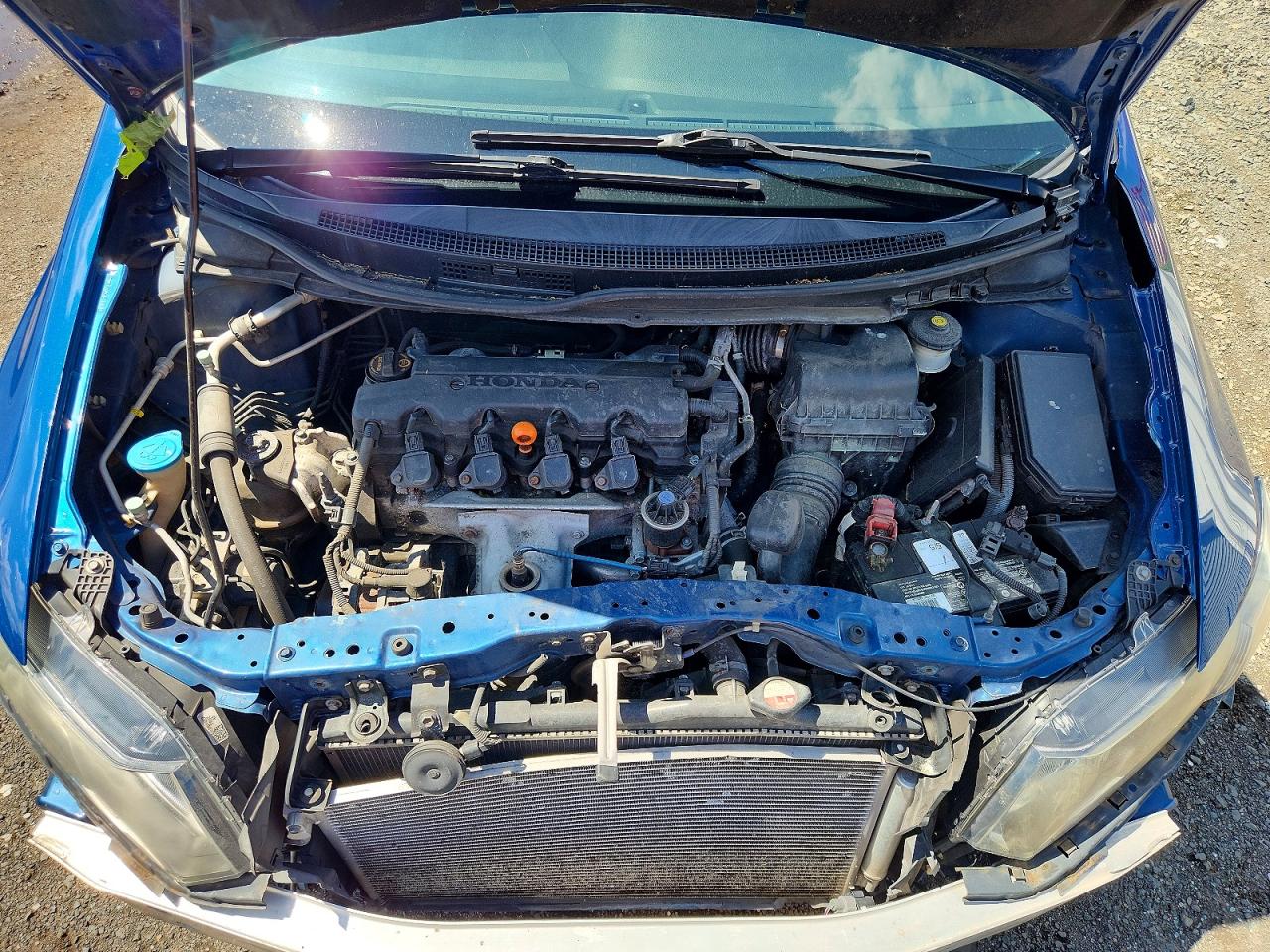 2013 Honda Civic Ex Синий vin: 2HGFG3B89DH510229