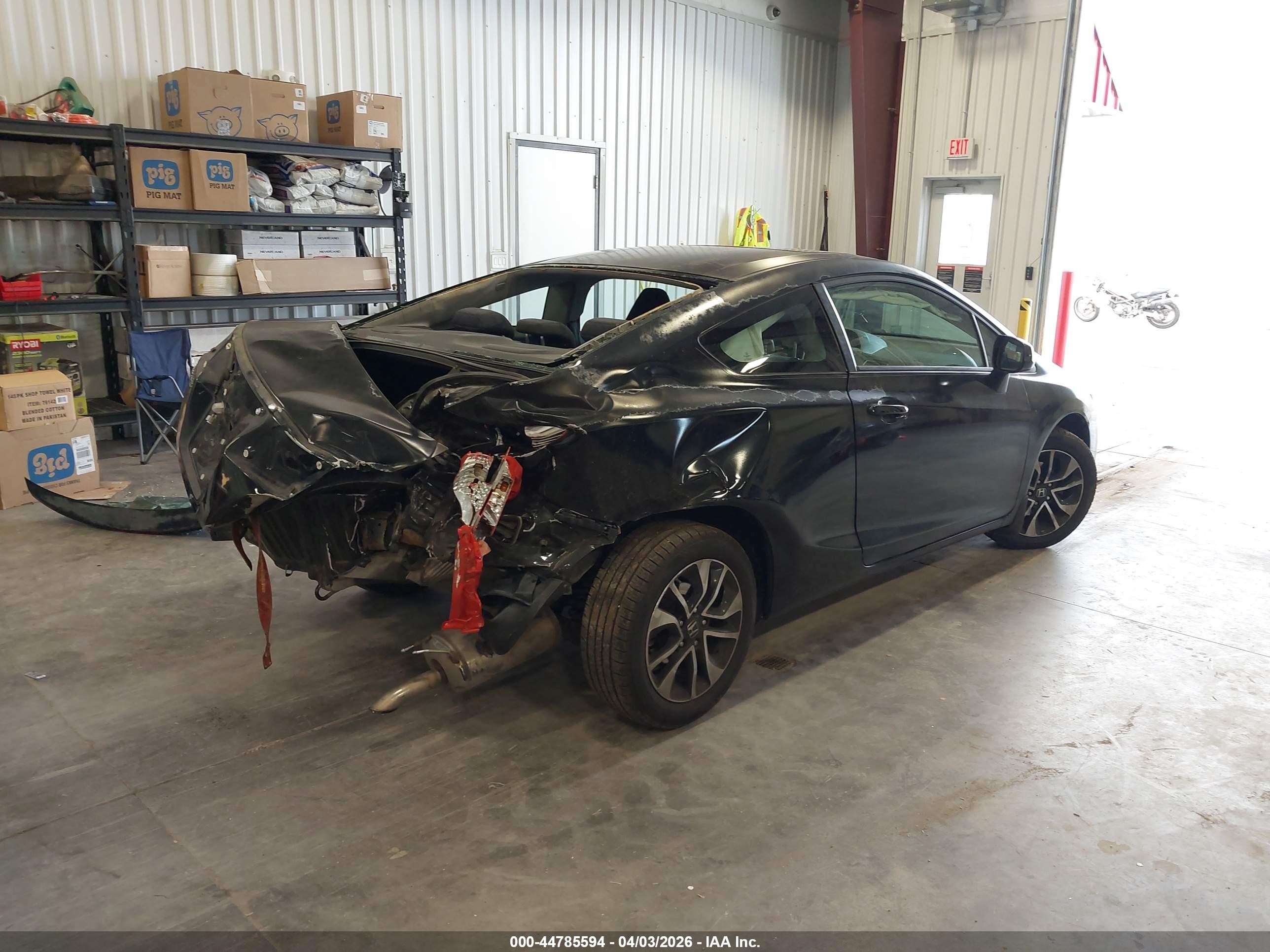 2013 Honda Civic Ex Black vin: 2HGFG3B89DH511915