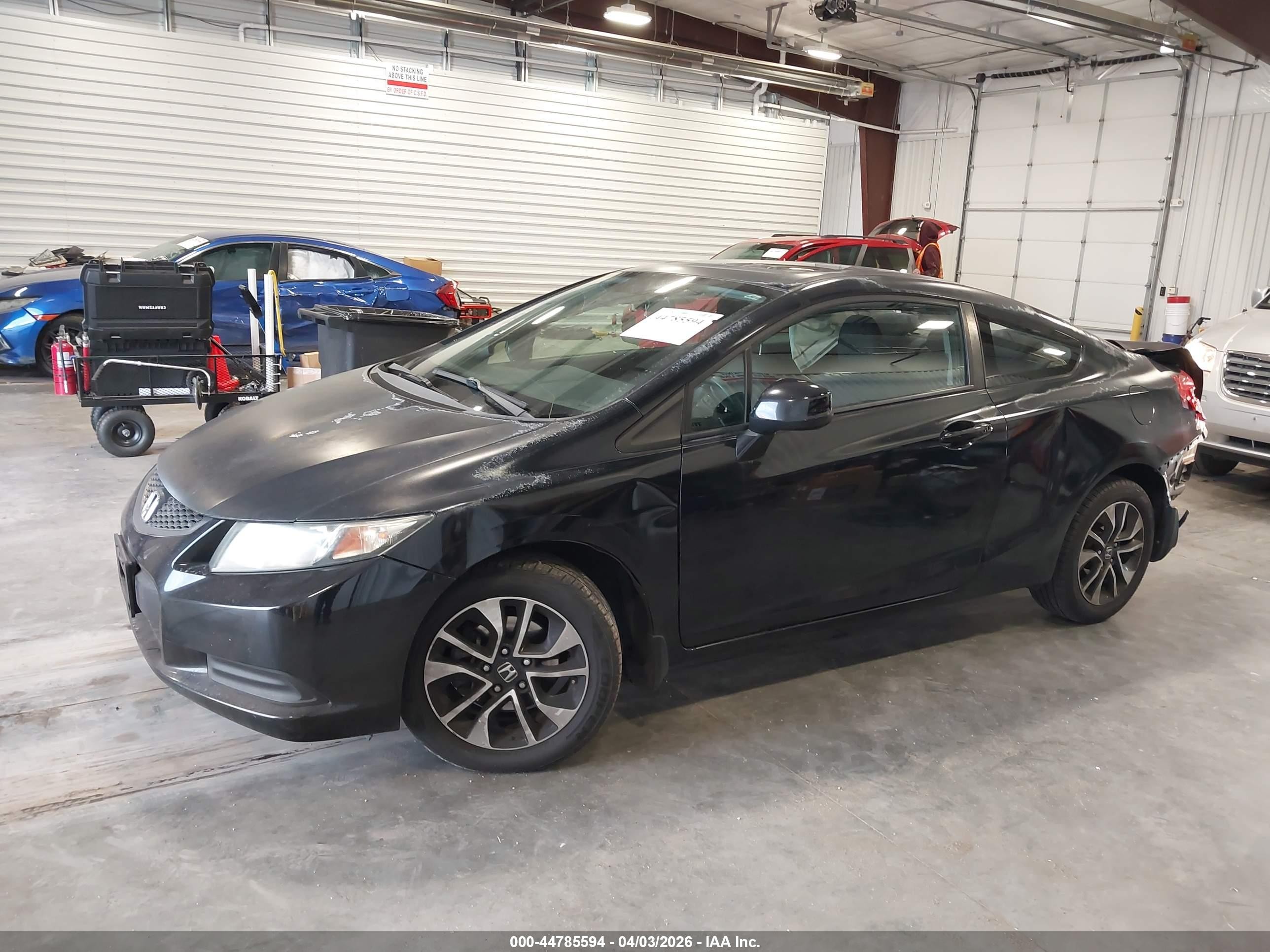 2013 Honda Civic Ex Black vin: 2HGFG3B89DH511915