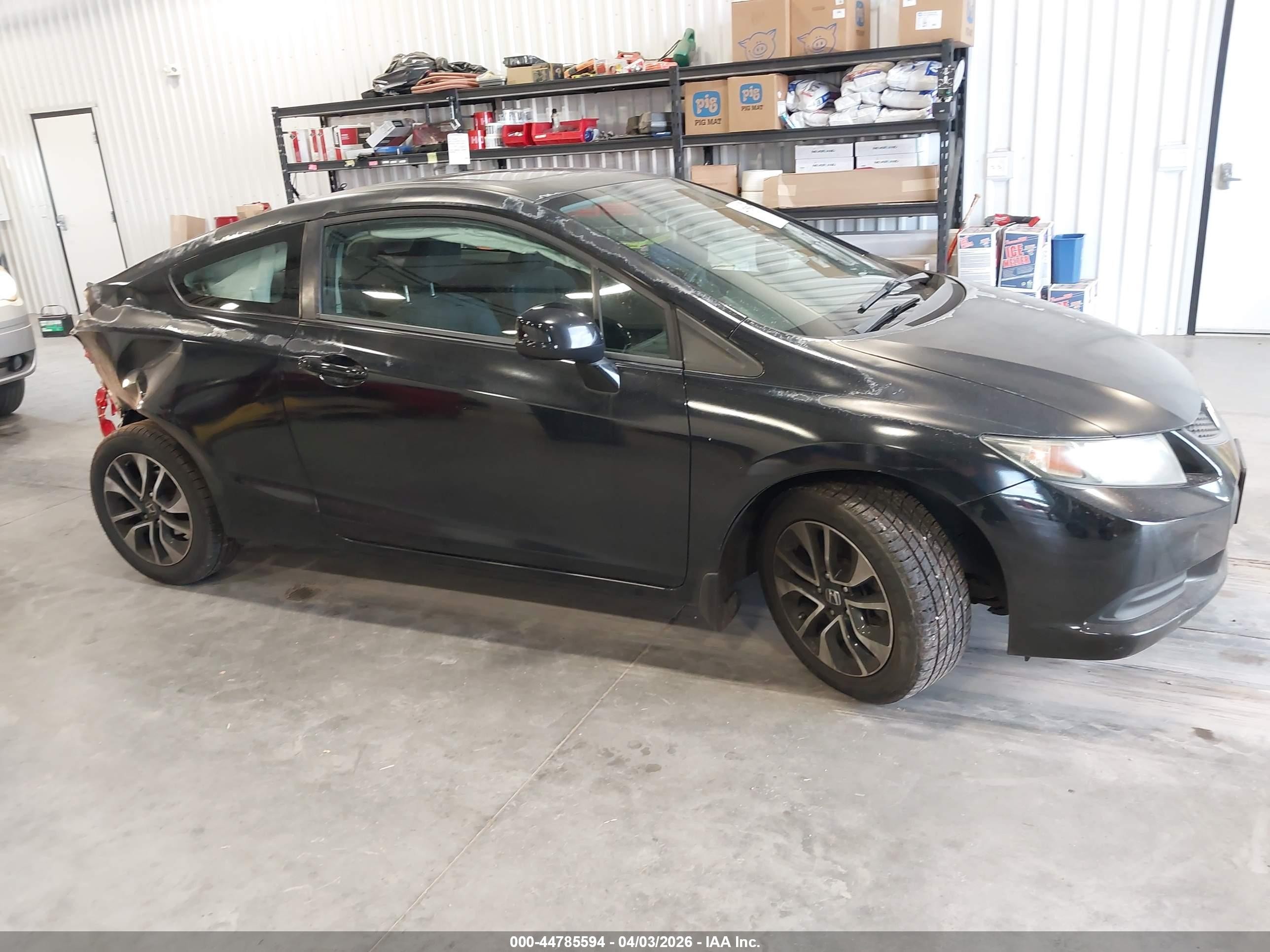 2013 Honda Civic Ex Black vin: 2HGFG3B89DH511915
