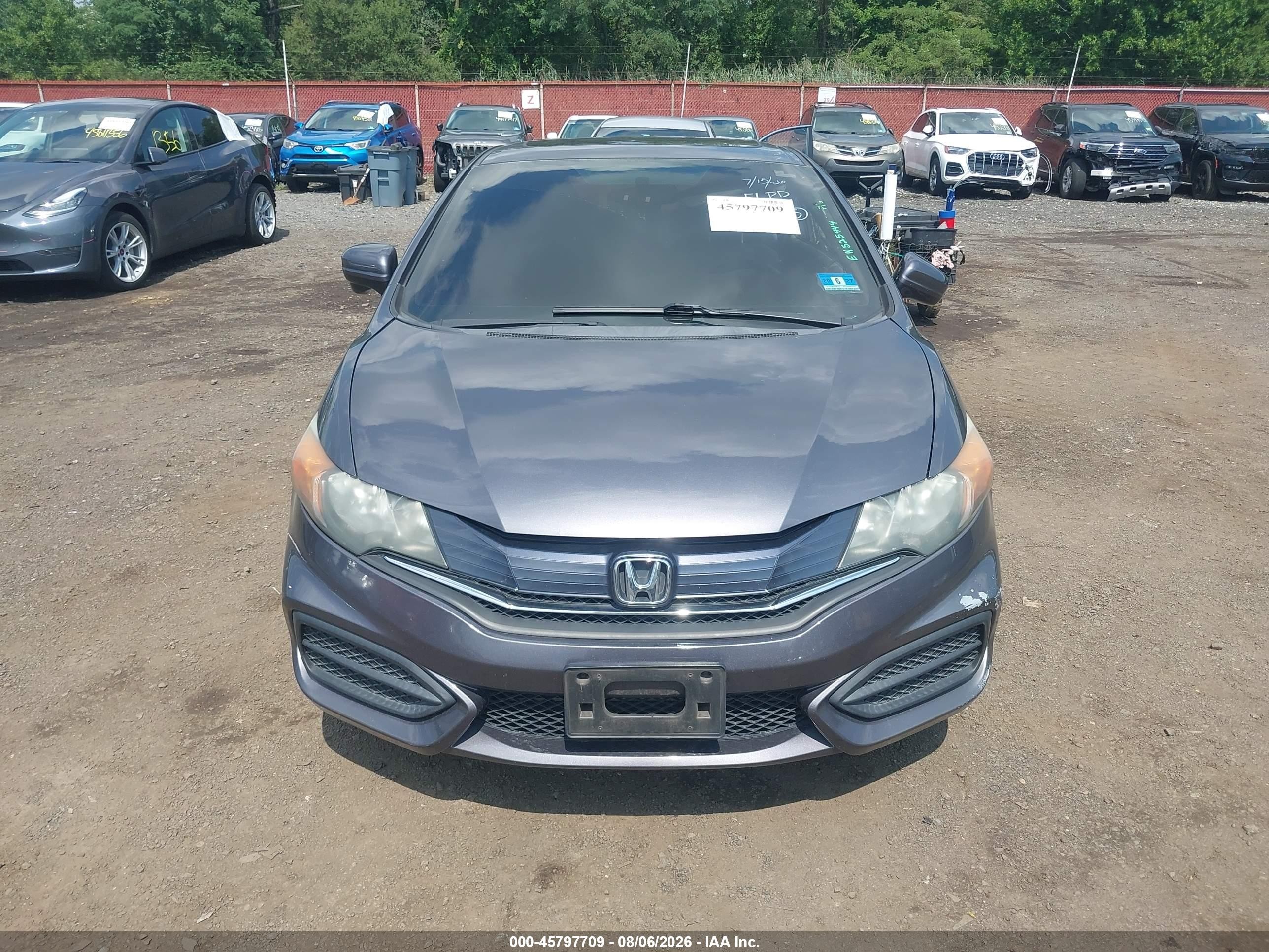 2014 Honda Civic Ex Серый vin: 2HGFG3B89EH525444