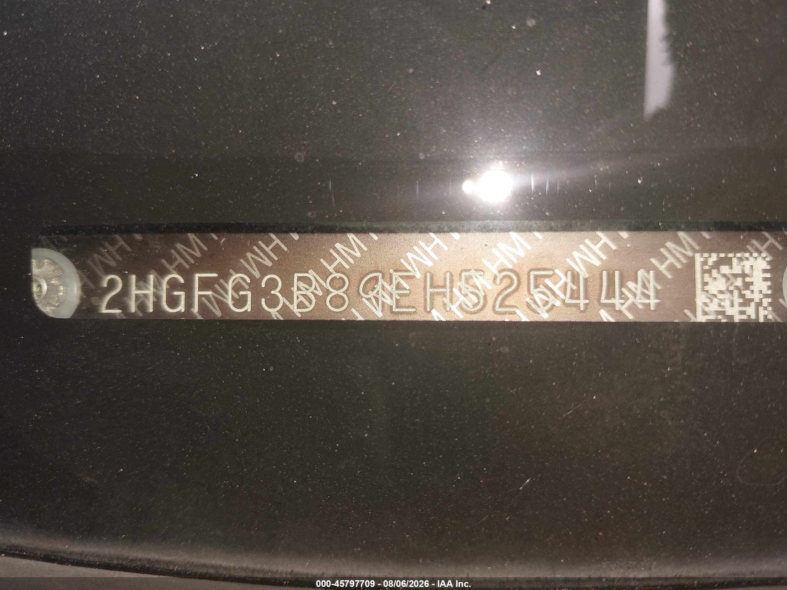 2014 Honda Civic Ex Серый vin: 2HGFG3B89EH525444
