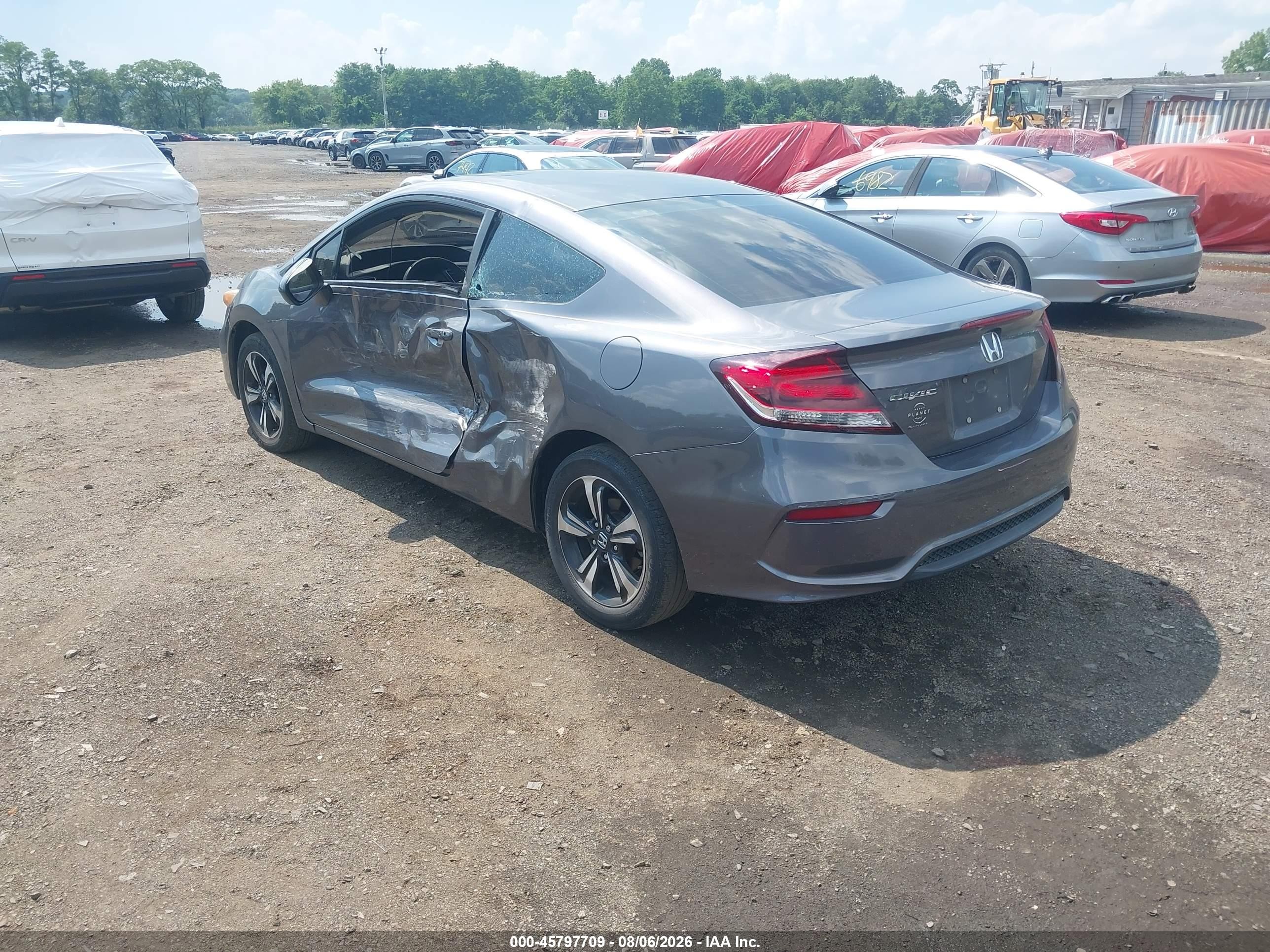 2014 Honda Civic Ex Серый vin: 2HGFG3B89EH525444