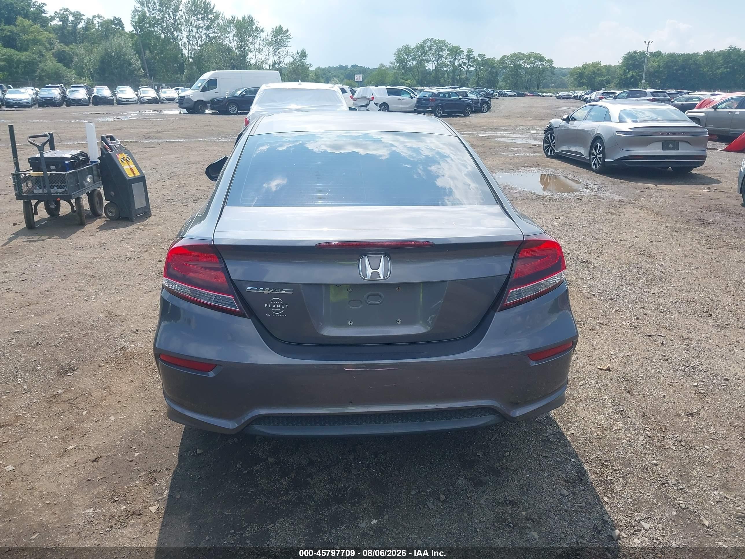 2014 Honda Civic Ex Серый vin: 2HGFG3B89EH525444