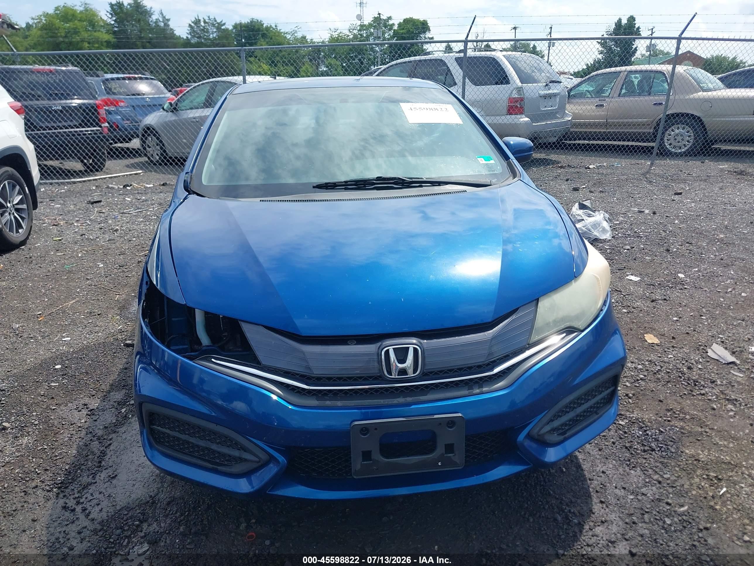 2014 Honda Civic Ex Blue vin: 2HGFG3B89EH525671